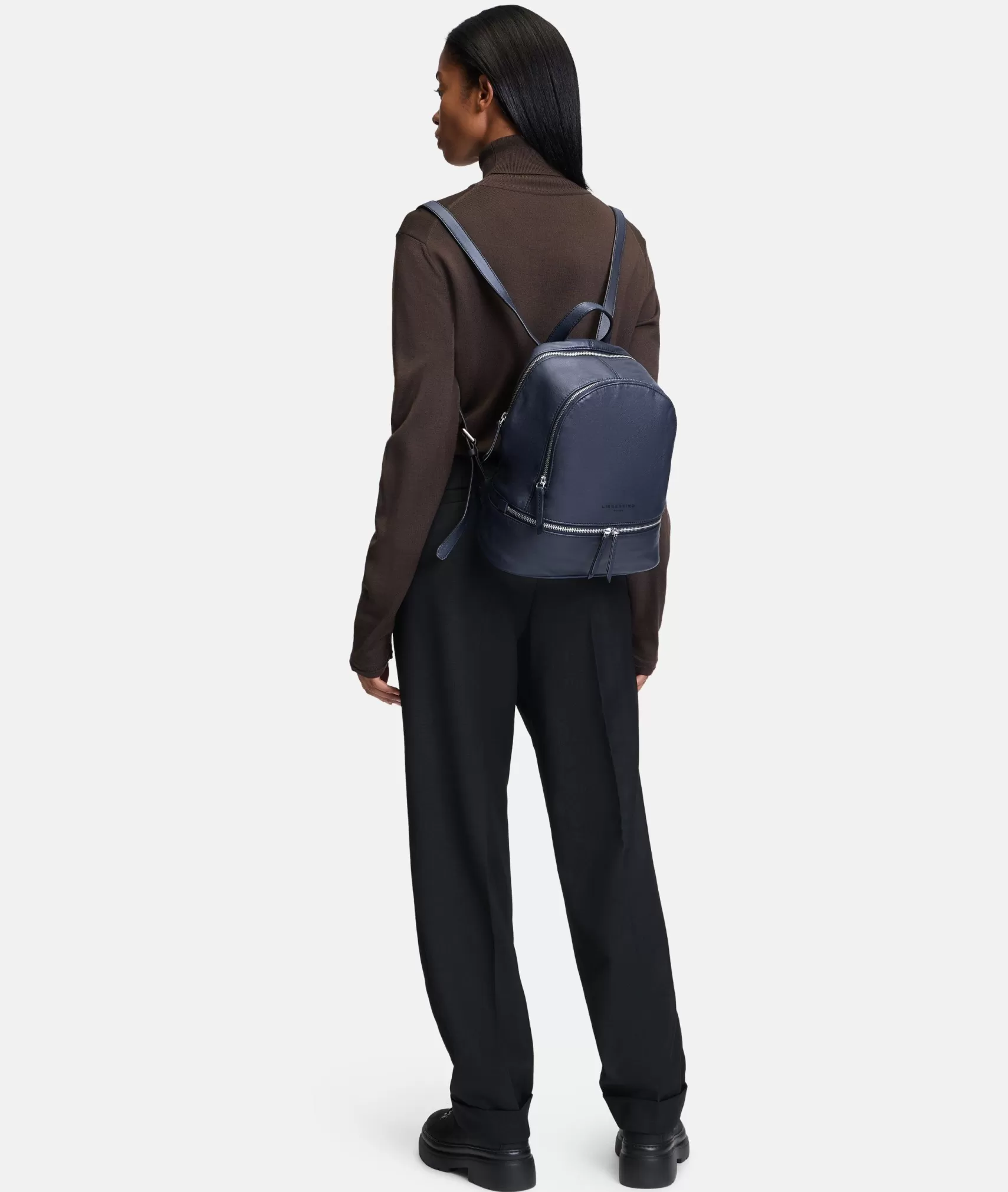 LIEBESKIND BERLIN Leather Bags | Backpacks>Alita Backpack M navy