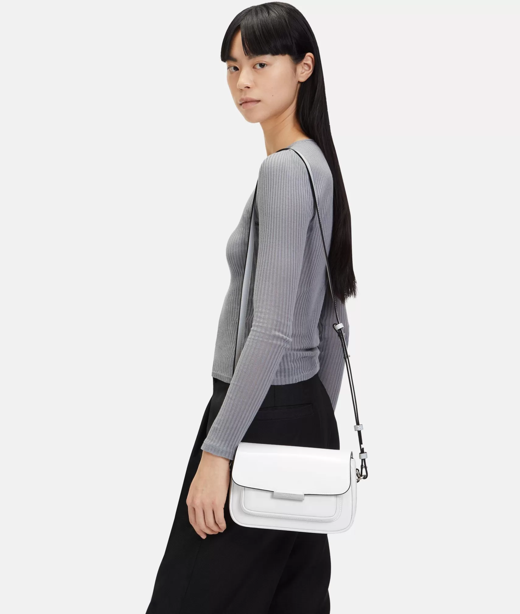 LIEBESKIND BERLIN Leather Bags | Sling Bags>Andrea Crossbody S white