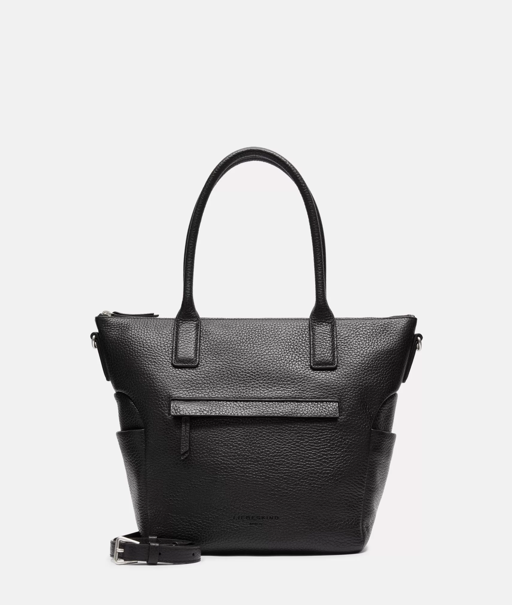 LIEBESKIND BERLIN Leather Bags | Shoulder Bags>Annie Satchel M black