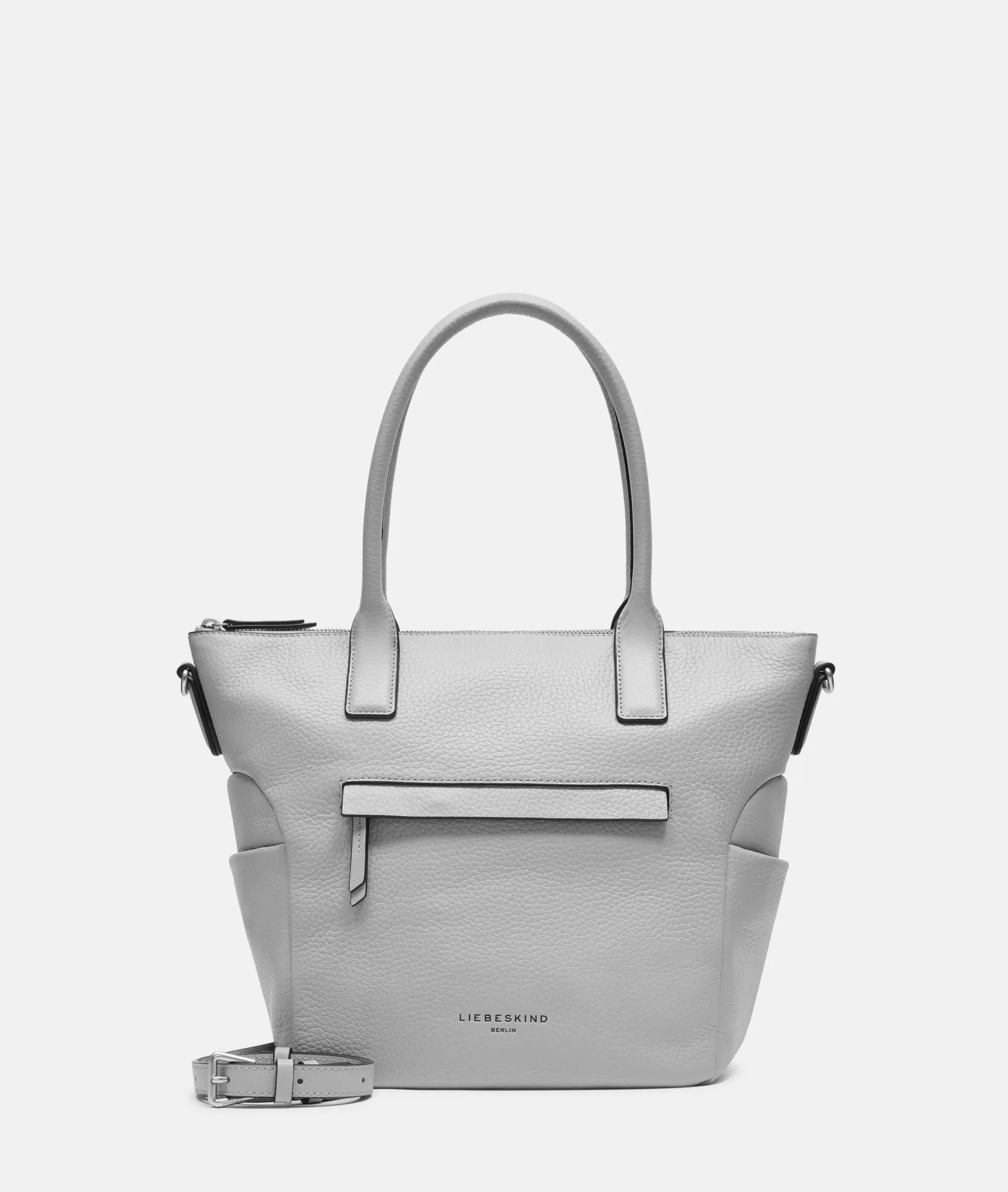 LIEBESKIND BERLIN Leather Bags | Shoulder Bags>Annie Satchel M pigeongrey