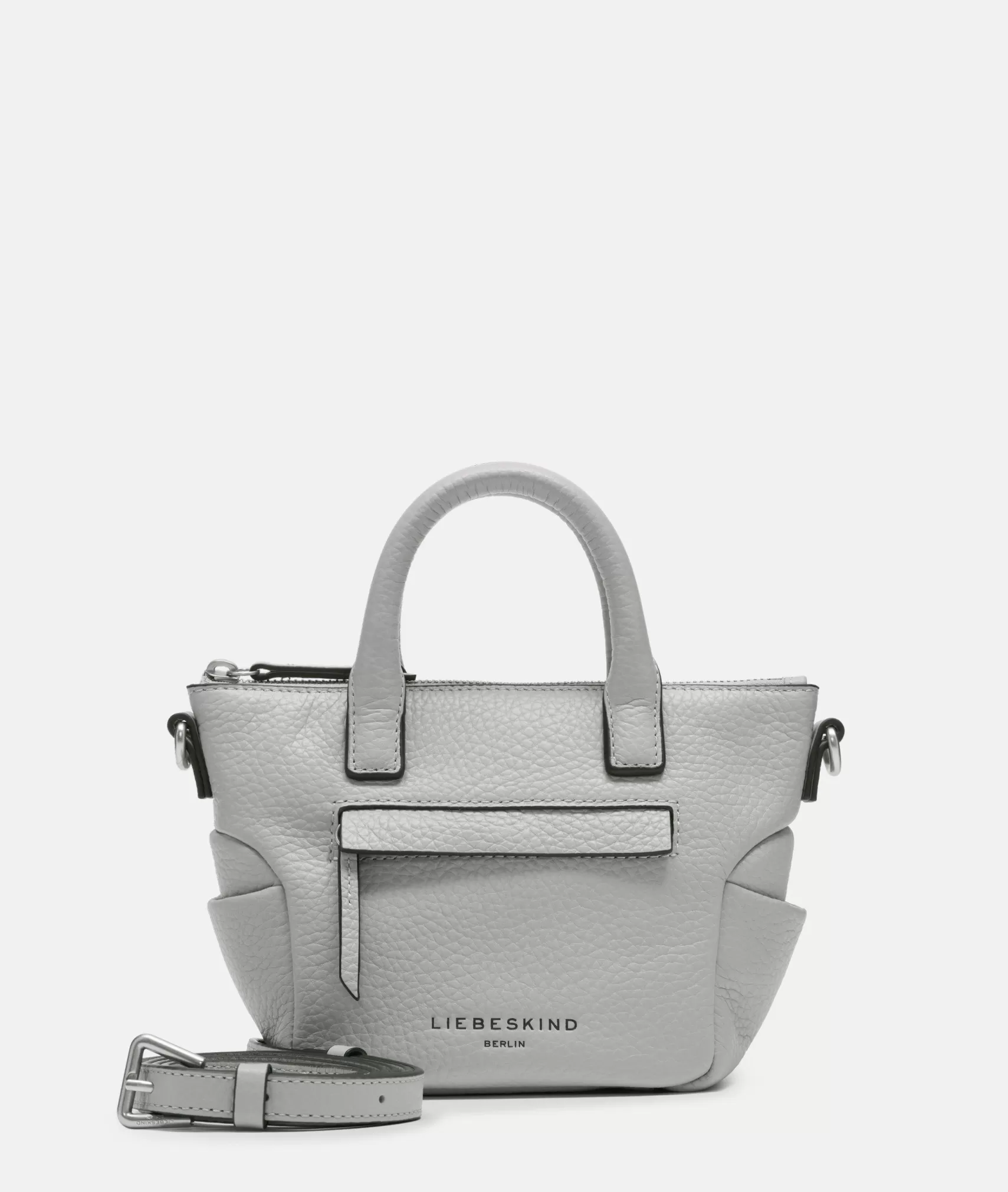 LIEBESKIND BERLIN Leather Bags | Shoulder Bags>Annie Satchel XS pigeongrey