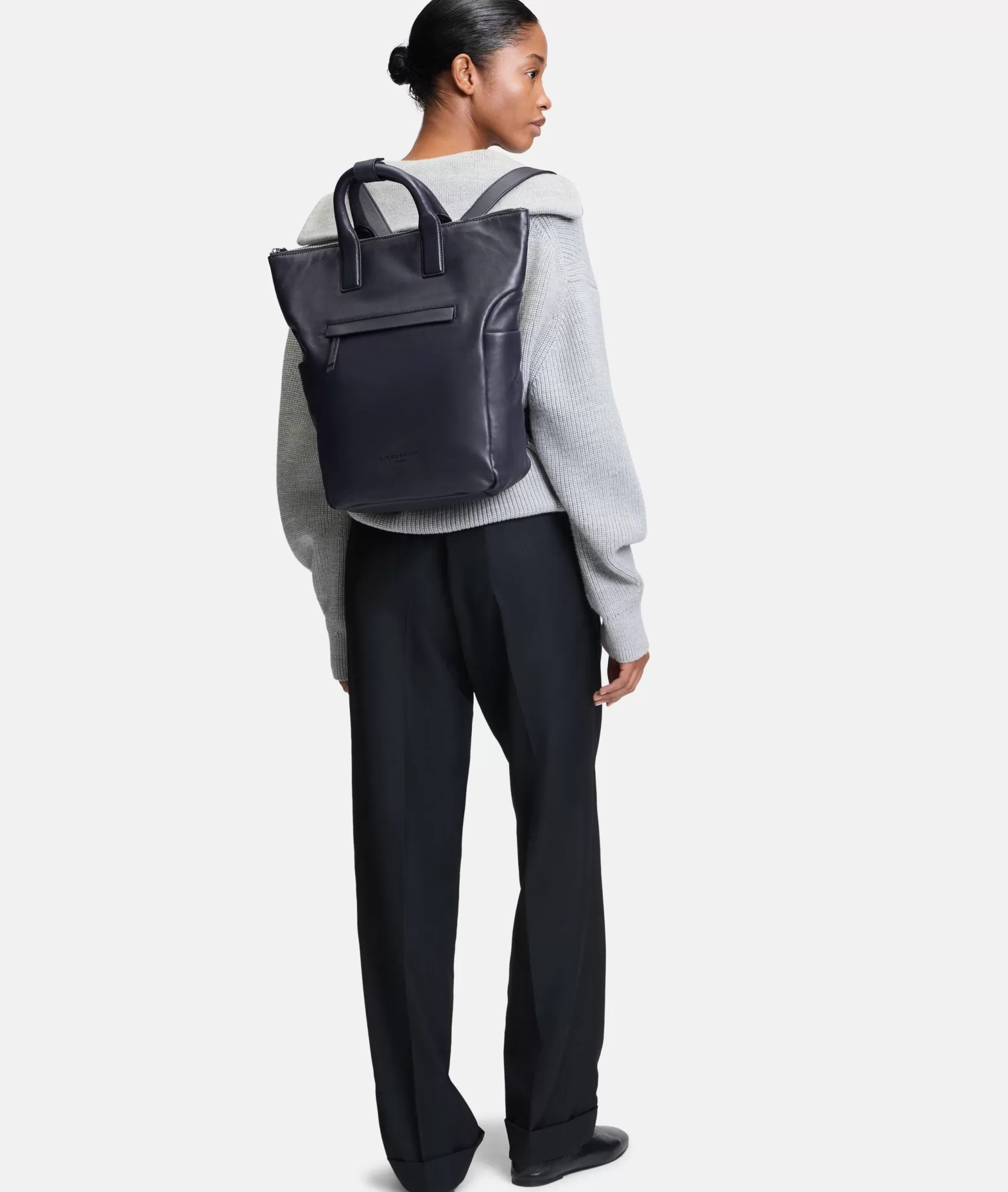 LIEBESKIND BERLIN Leather Bags | Backpacks>Backpack navy