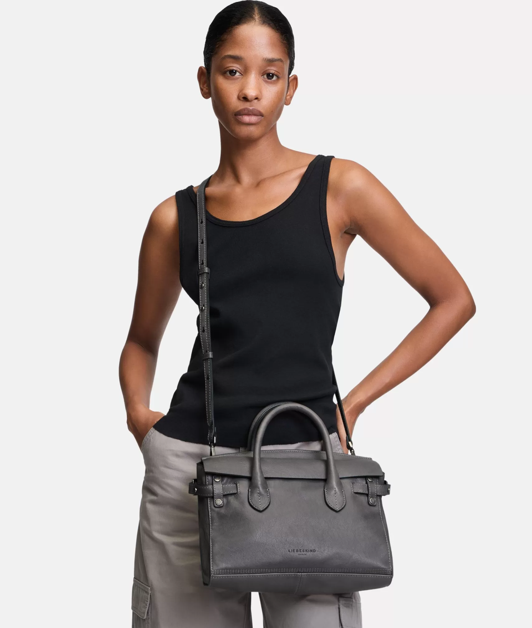 LIEBESKIND BERLIN Bestsellers | Leather Bags>Bag grey