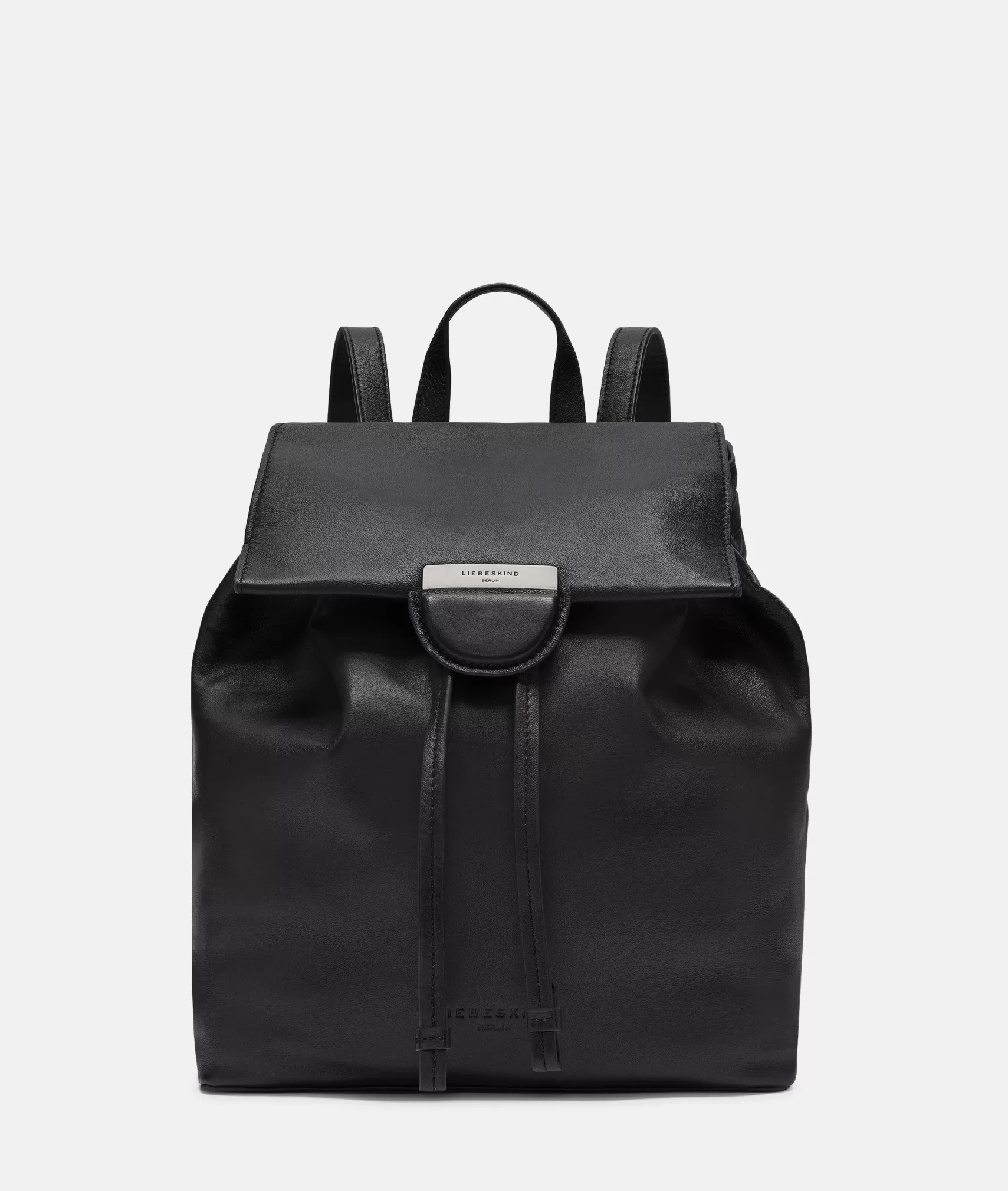 LIEBESKIND BERLIN Leather Bags | Backpacks>Brigid Backpack M black