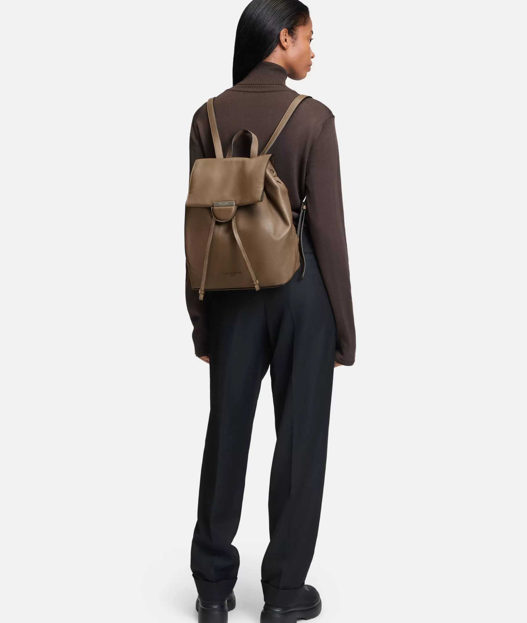 LIEBESKIND BERLIN Leather Bags | Backpacks>Brigid Backpack M sandstone