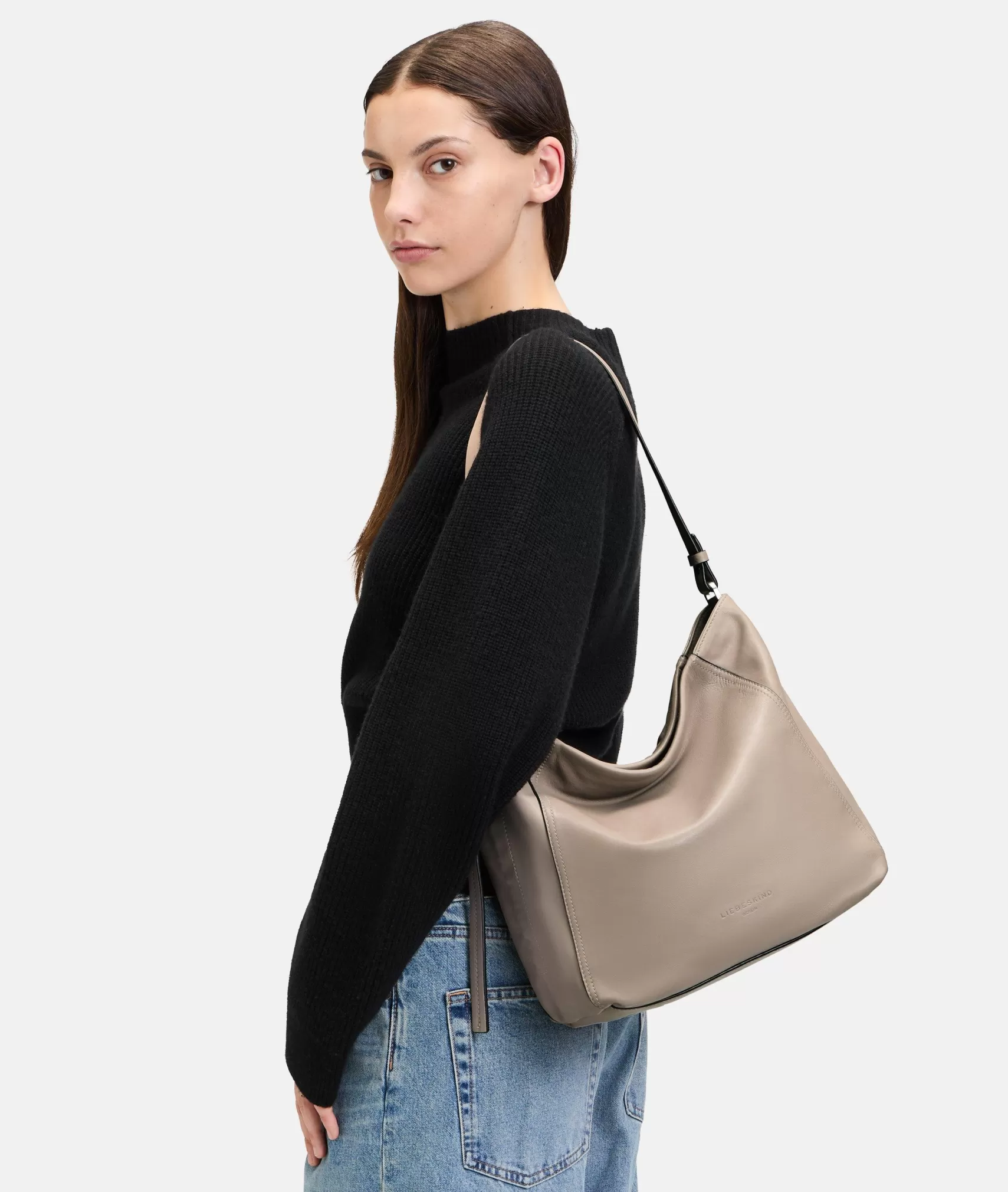 LIEBESKIND BERLIN Business Bags | Leather Bags>Chudy Hobo M beige