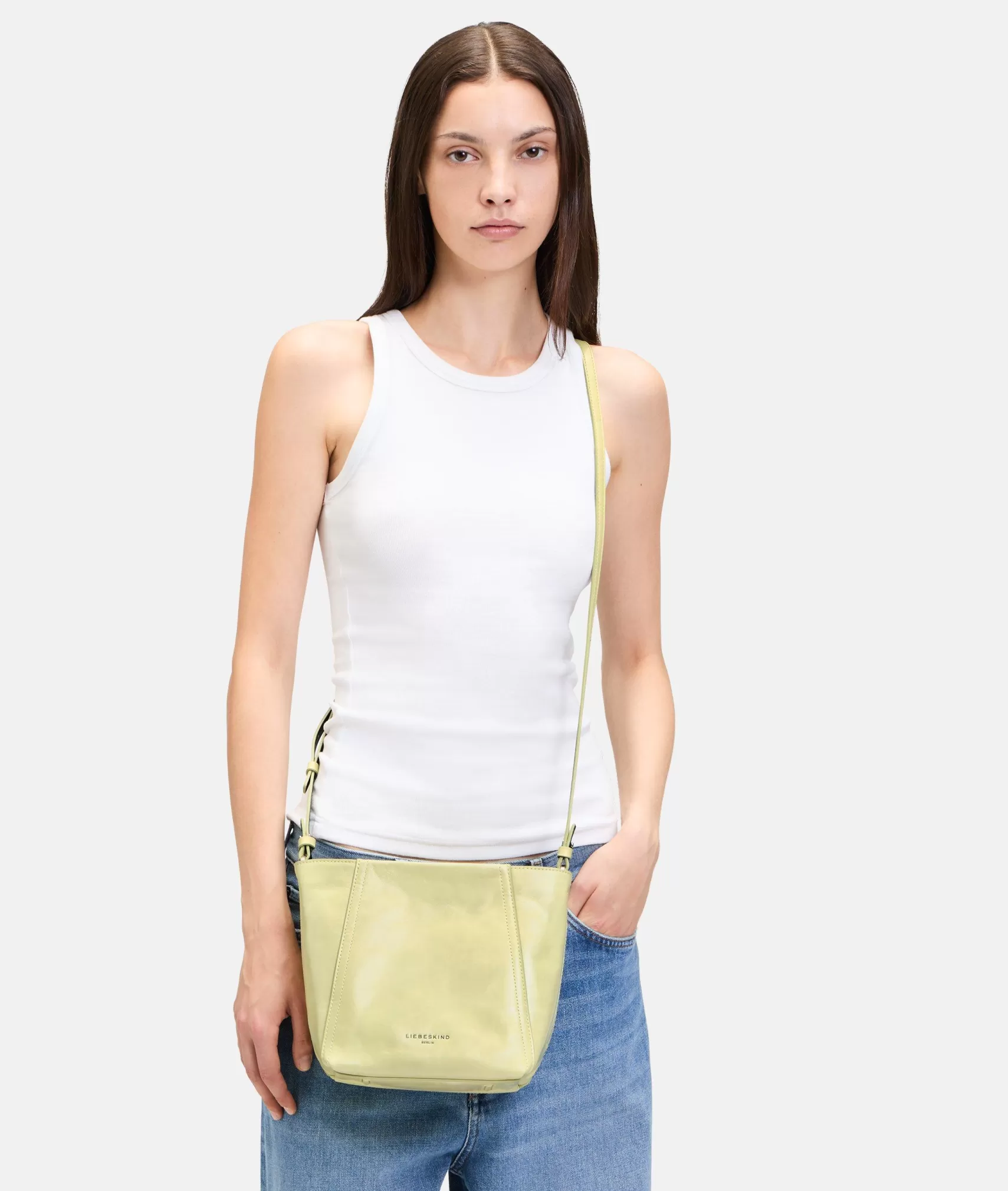 LIEBESKIND BERLIN Leather Bags | Shoulder Bags>Chudy Hobo S lightlemon