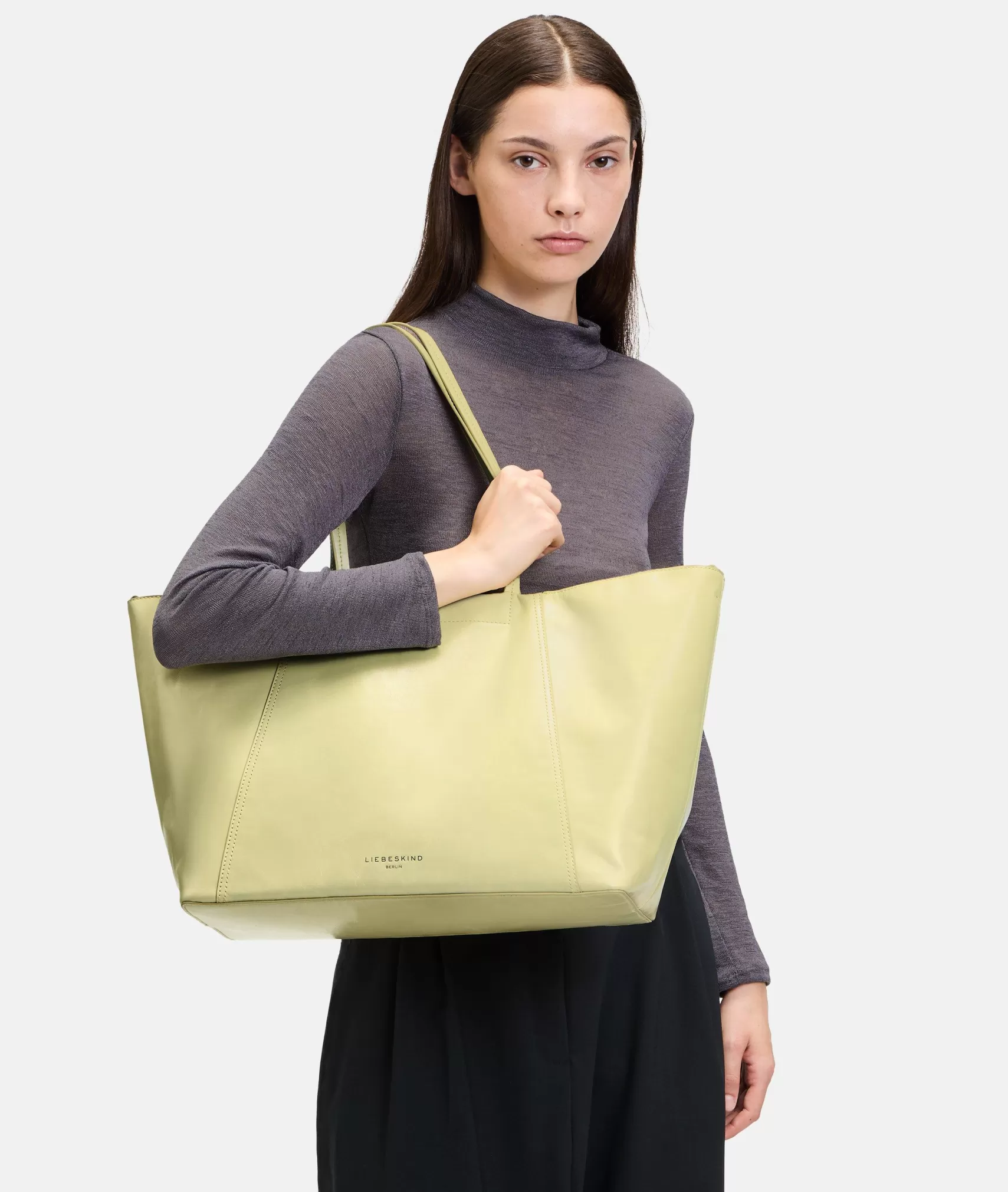 LIEBESKIND BERLIN Business Bags | Leather Bags>Chudy Shopper L lightlemon