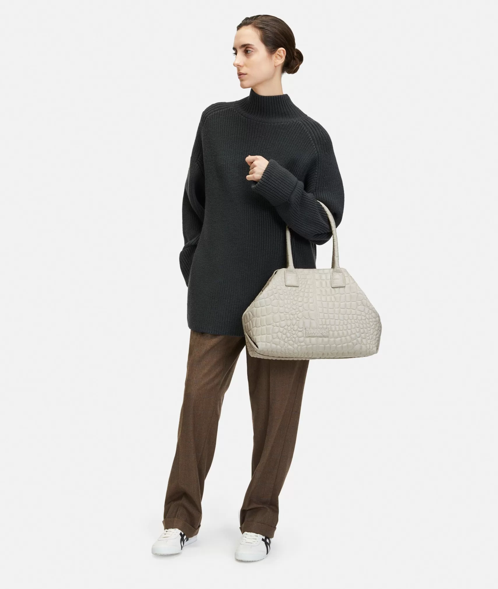 LIEBESKIND BERLIN Leather Bags | Shopper>Croco Chelsea Shopper M cream