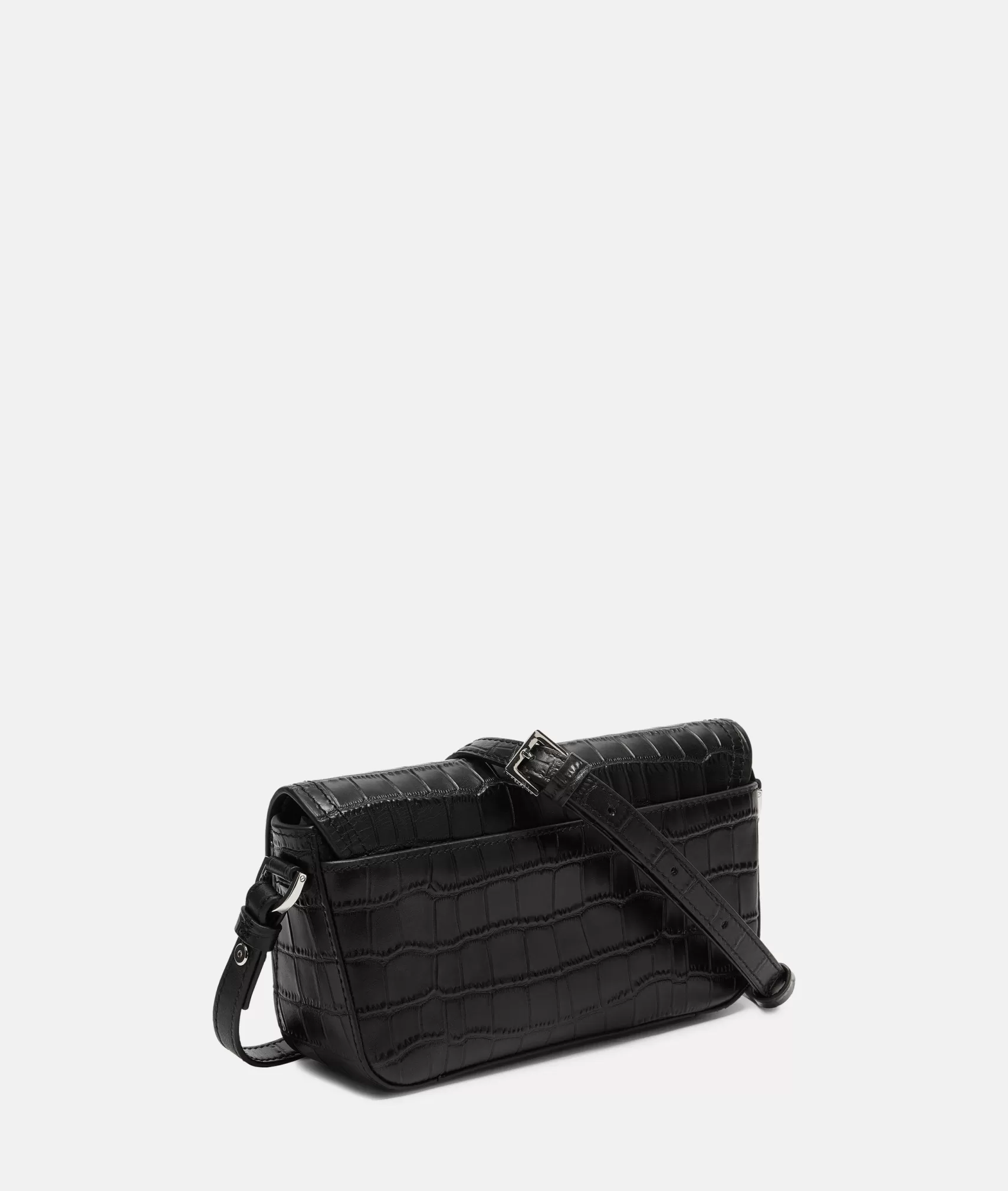 LIEBESKIND BERLIN Leather Bags | Sling Bags>Croco Chudy Crossbody S black