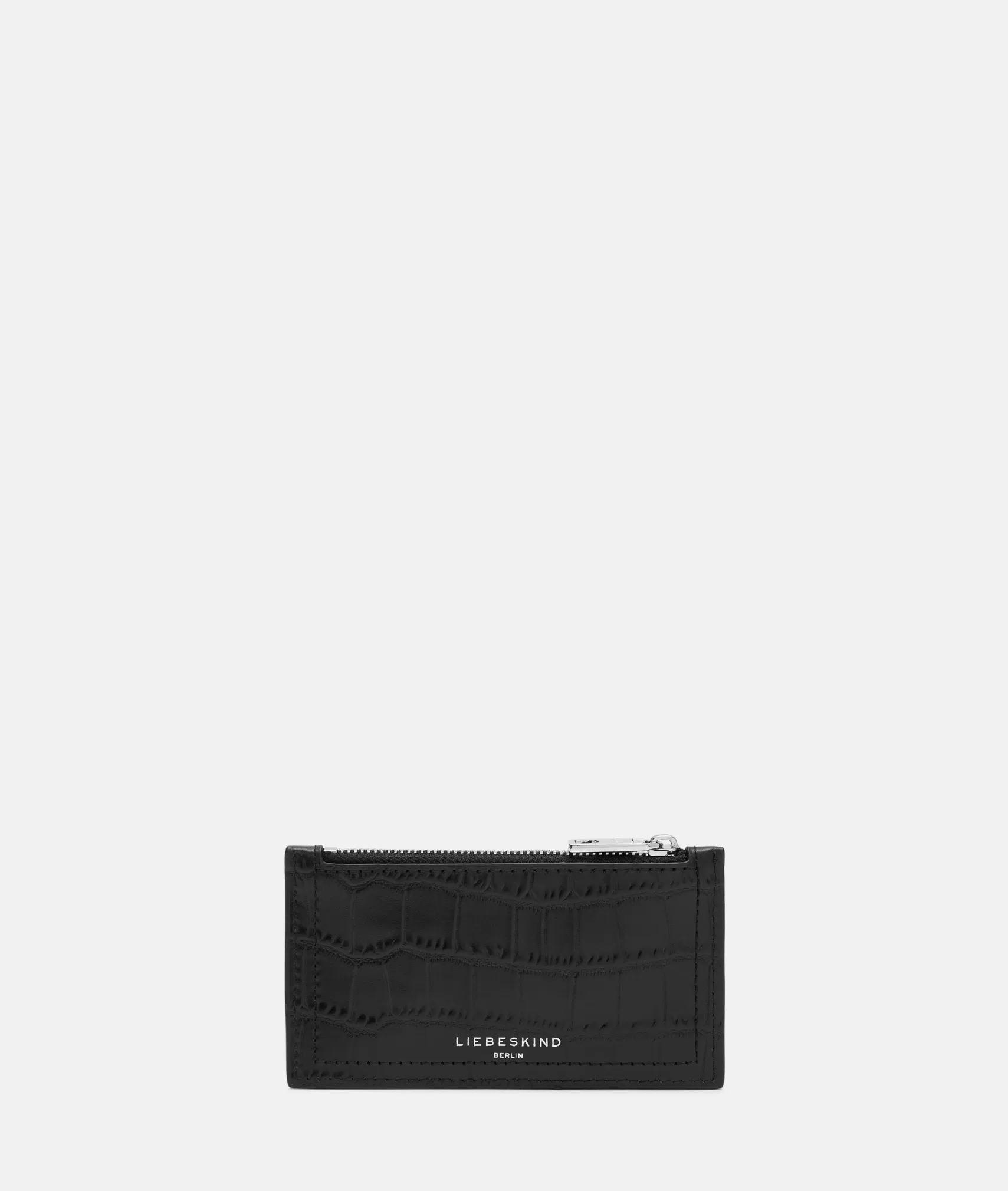 LIEBESKIND BERLIN Card Holder & Mini Purses>Croco Chudy XS black