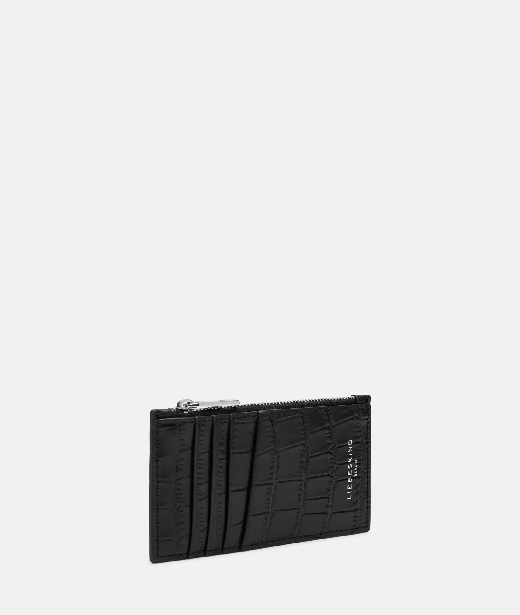 LIEBESKIND BERLIN Card Holder & Mini Purses>Croco Chudy XS black