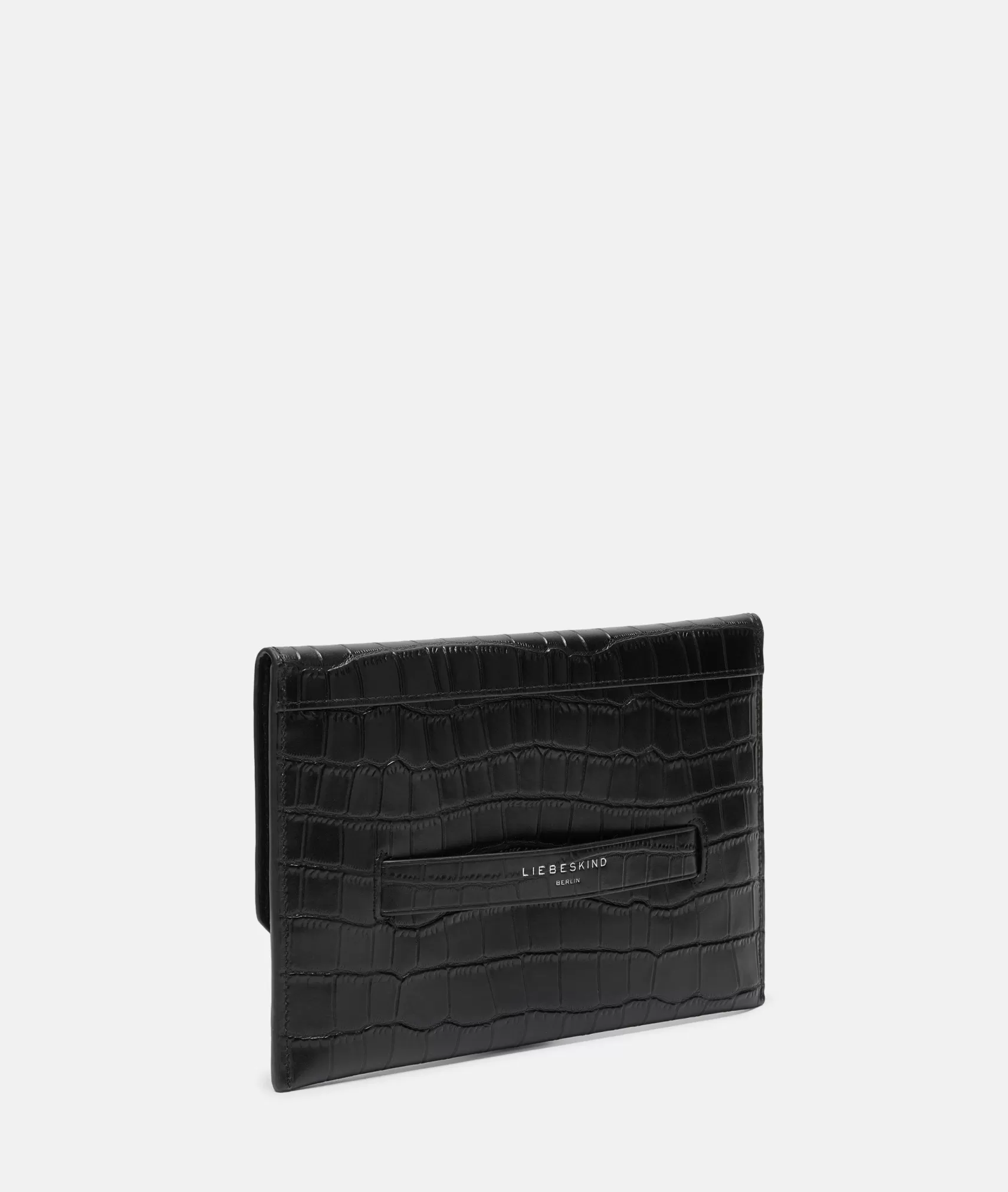 LIEBESKIND BERLIN Make-up Bags | Clutch Bags>Croco Lora black