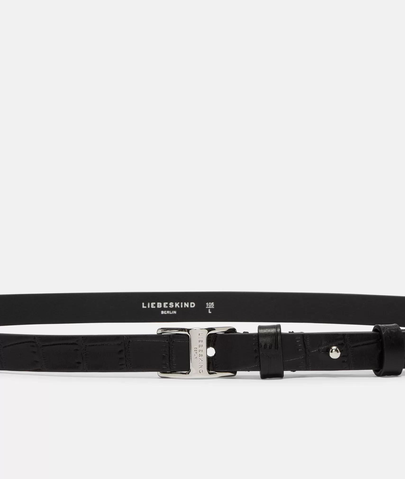 LIEBESKIND BERLIN Belts>Croco Lora Belt black