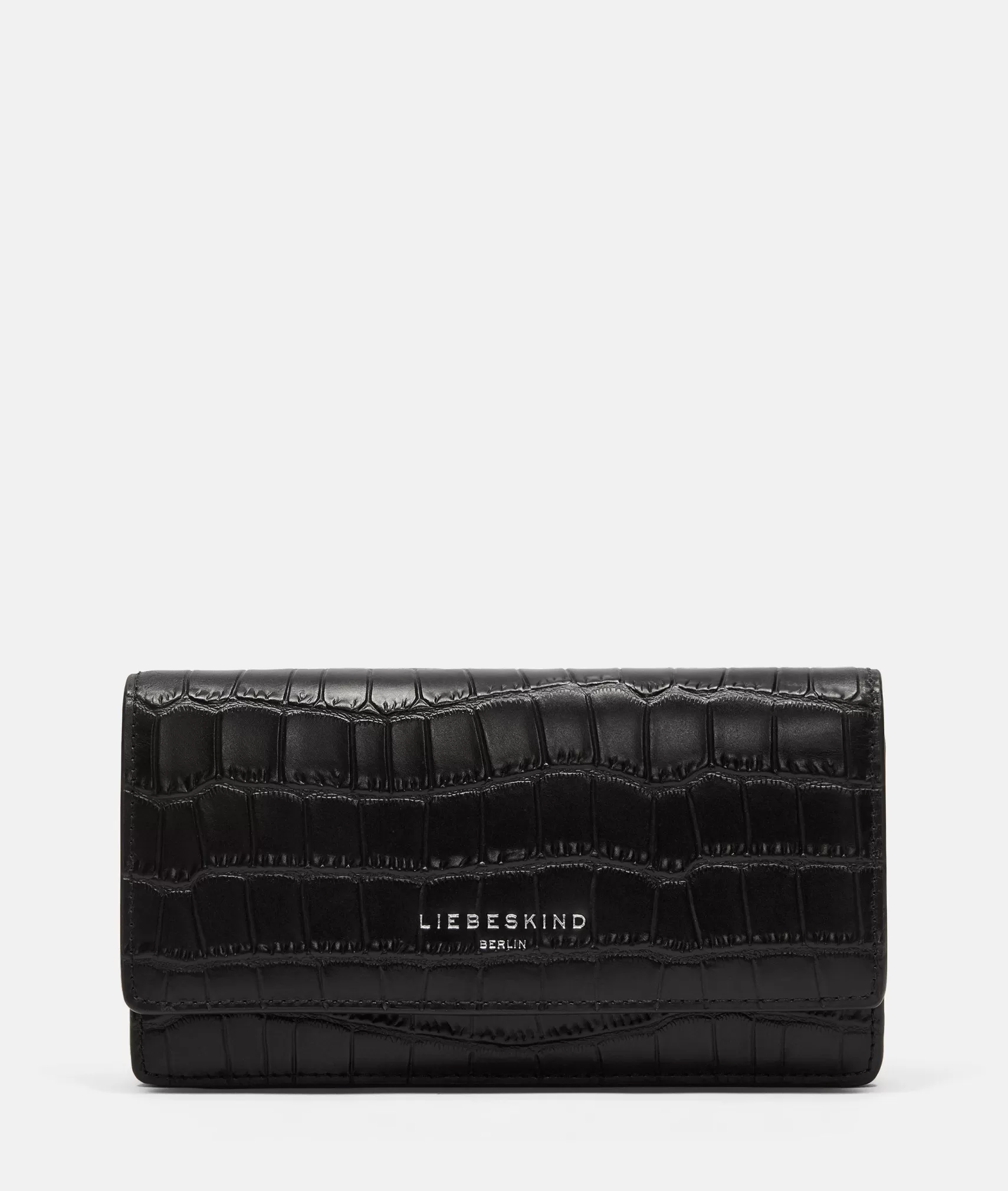 LIEBESKIND BERLIN Large Purses>Croco Slam black