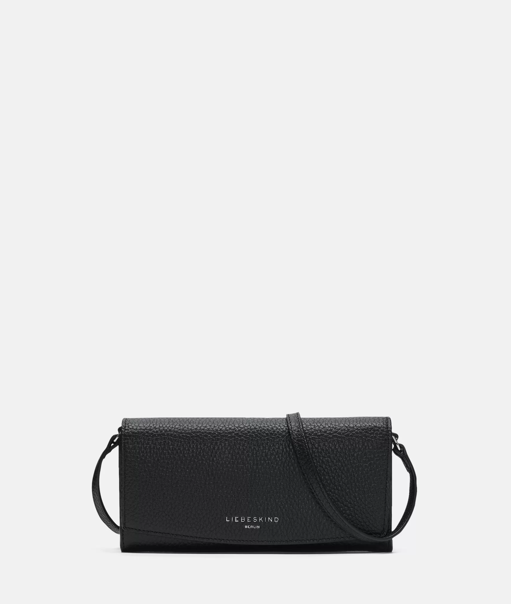 LIEBESKIND BERLIN Leather Bags | Clutch Bags>Crossbody black