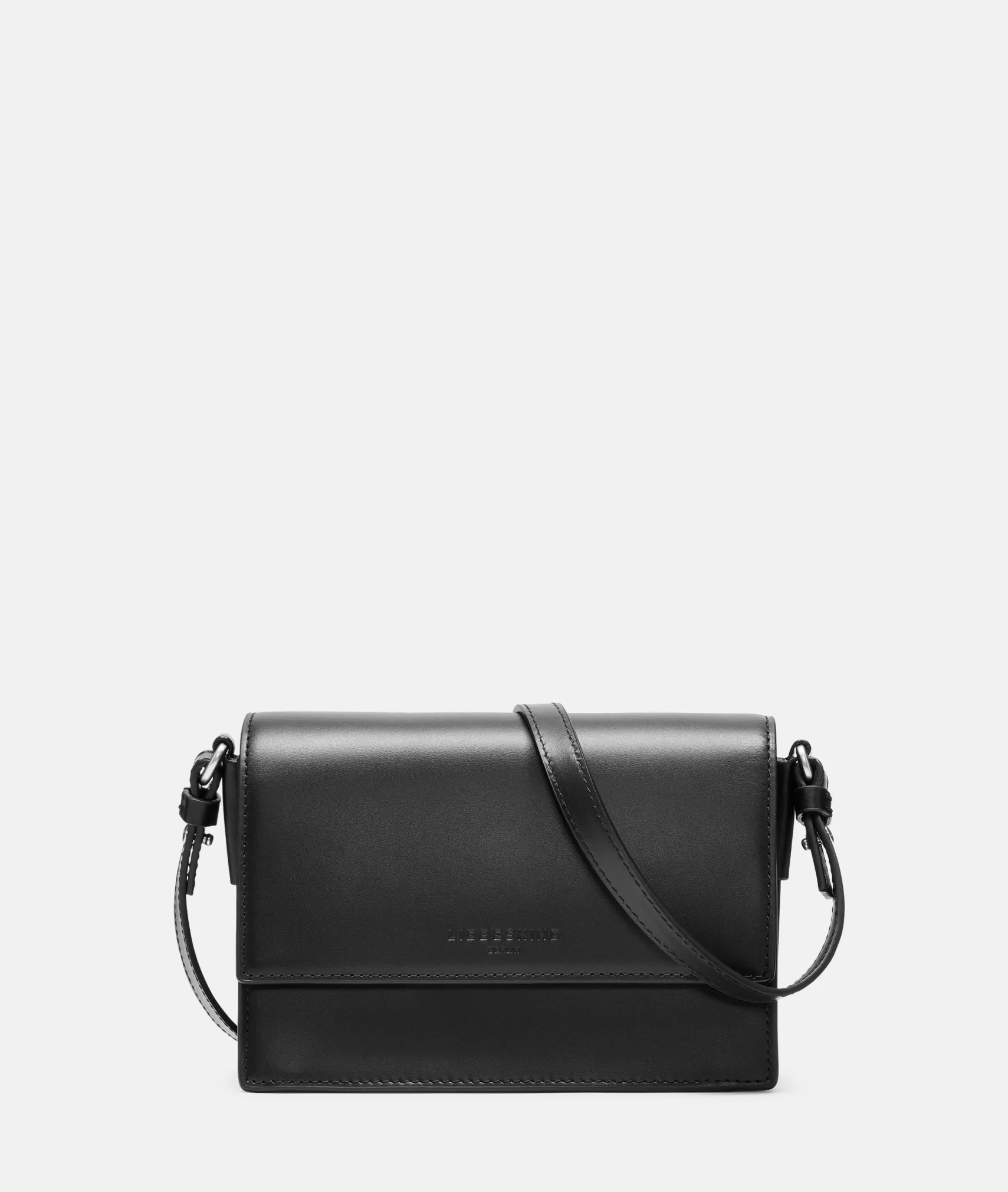 LIEBESKIND BERLIN Leather Bags | Sling Bags>Crossbody black