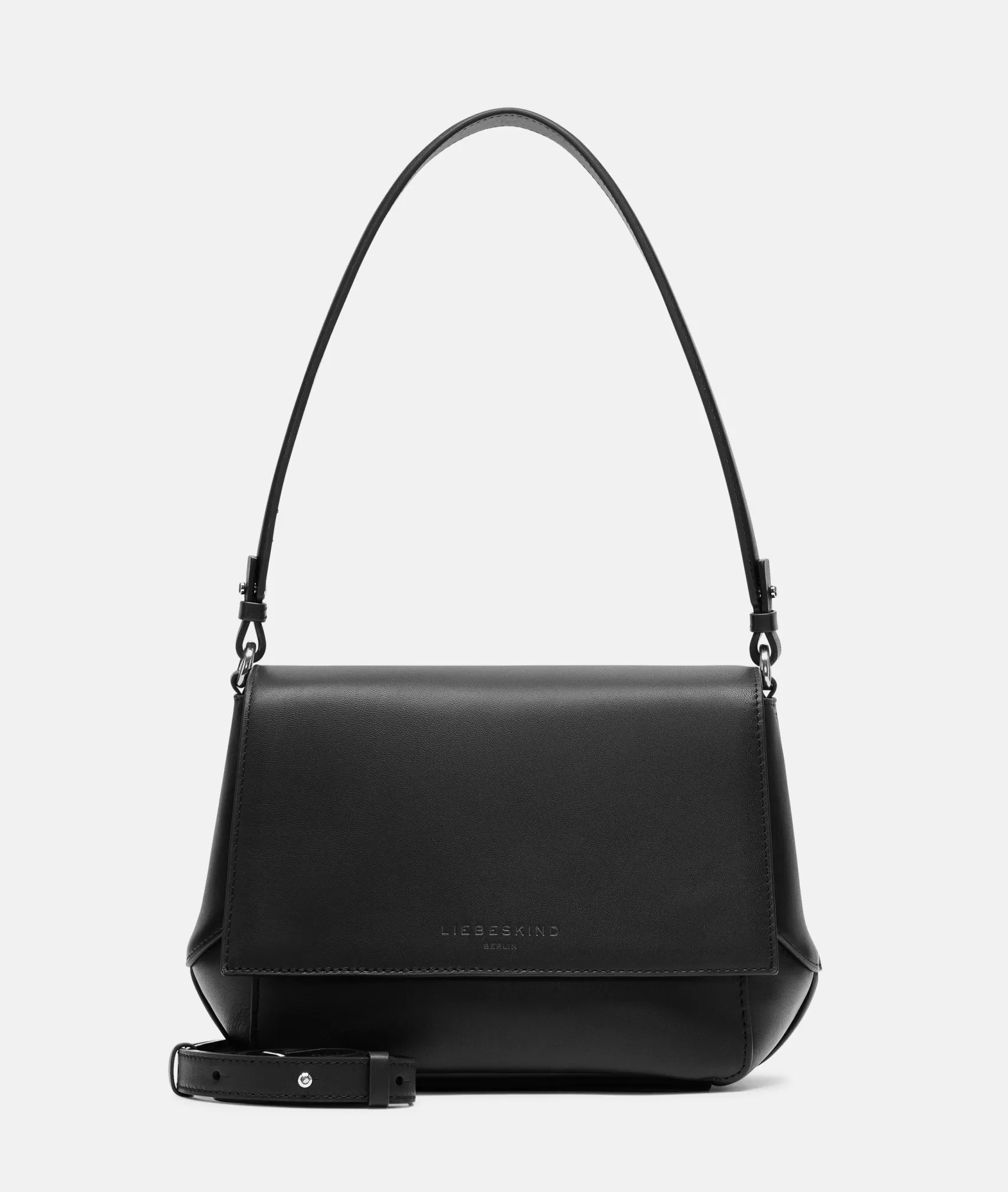 LIEBESKIND BERLIN Leather Bags | Sling Bags>Crossbody black