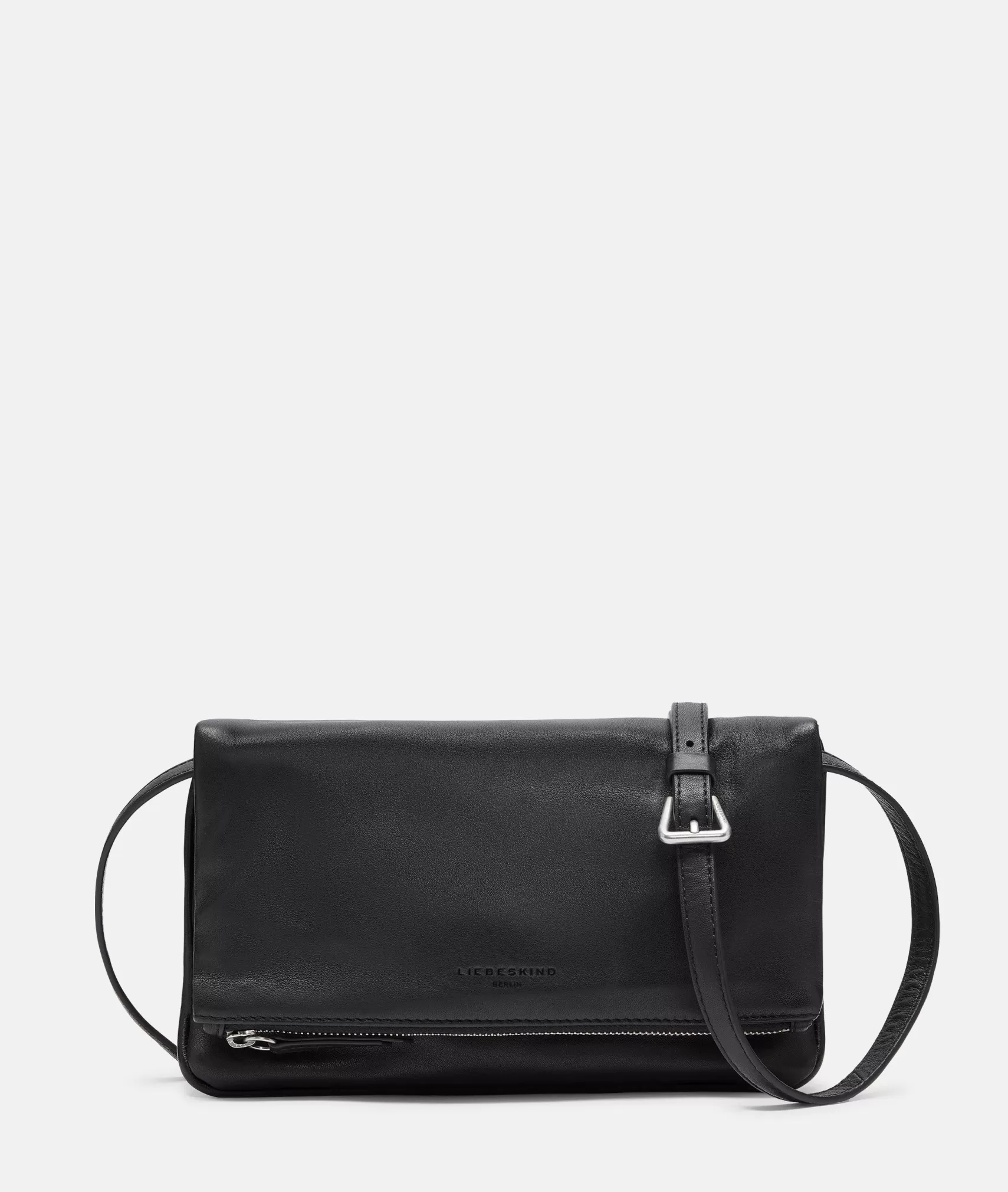 LIEBESKIND BERLIN Leather Bags | Sling Bags>Crossbody black