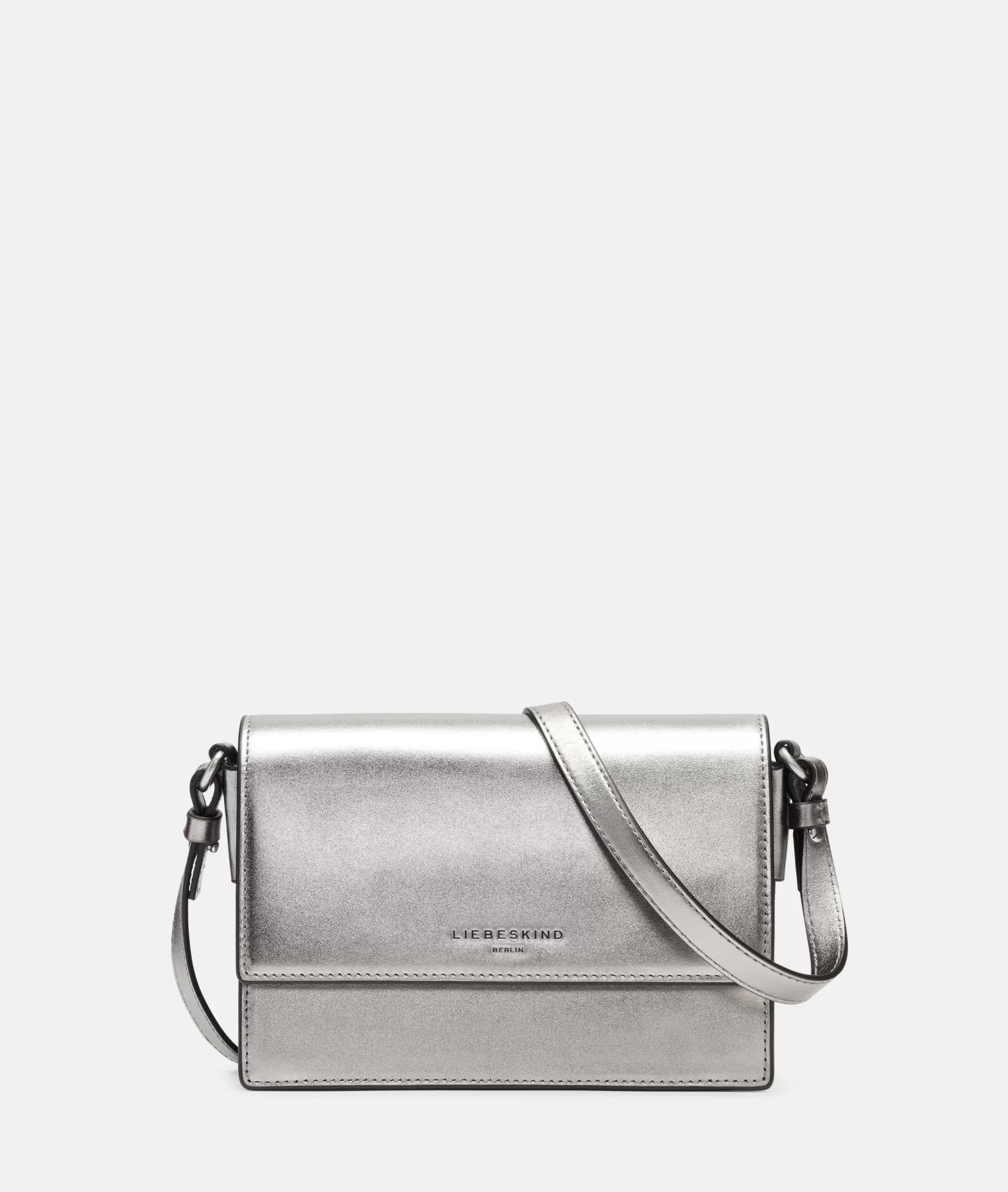 LIEBESKIND BERLIN Sling Bags | Leather Bags>Crossbody silver