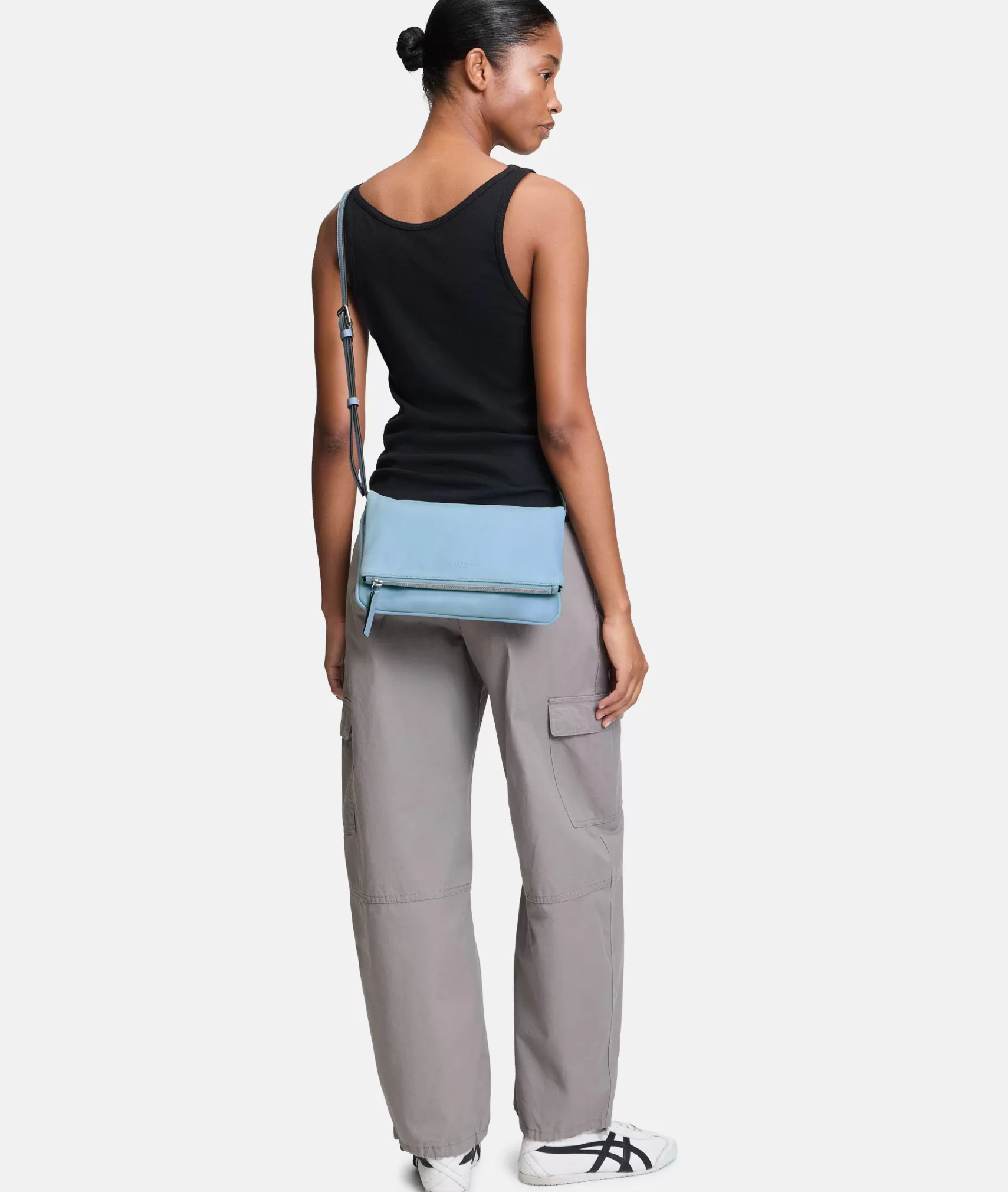 LIEBESKIND BERLIN Leather Bags | Sling Bags>Crossbody skyblue