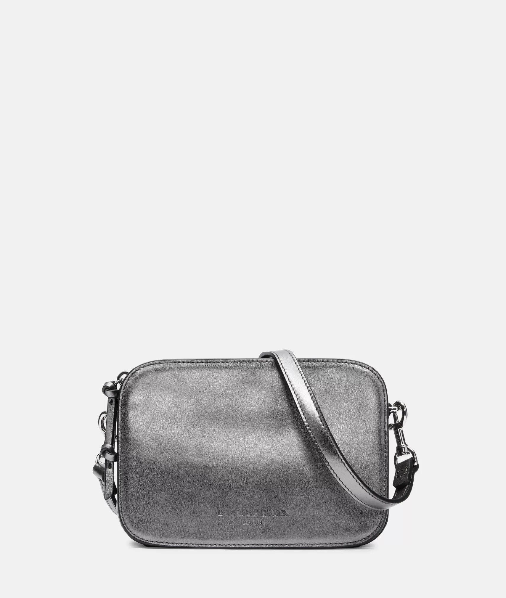 LIEBESKIND BERLIN Leather Bags | Sling Bags>Cross-body bag silver