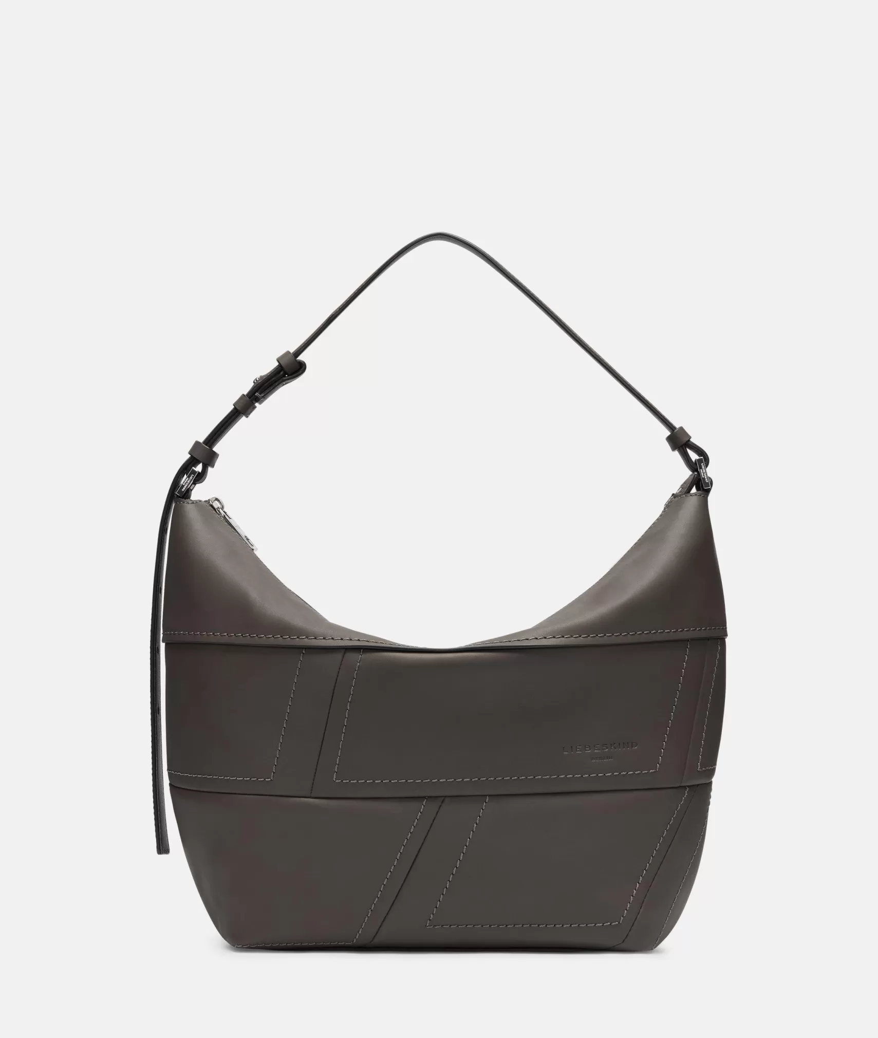 LIEBESKIND BERLIN Leather Bags | Shoulder Bags>Edda Hobo M anthracite