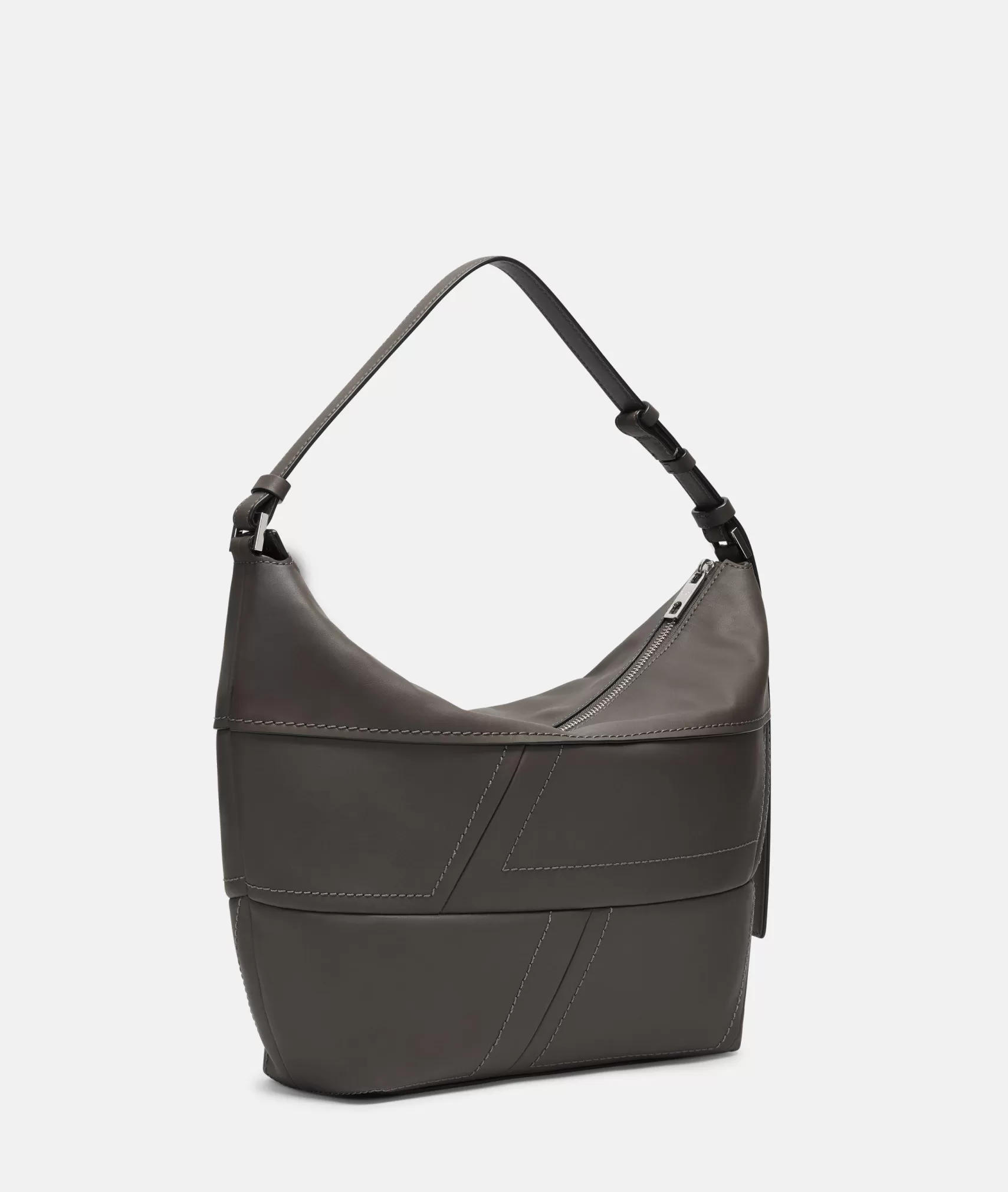 LIEBESKIND BERLIN Leather Bags | Shoulder Bags>Edda Hobo M anthracite