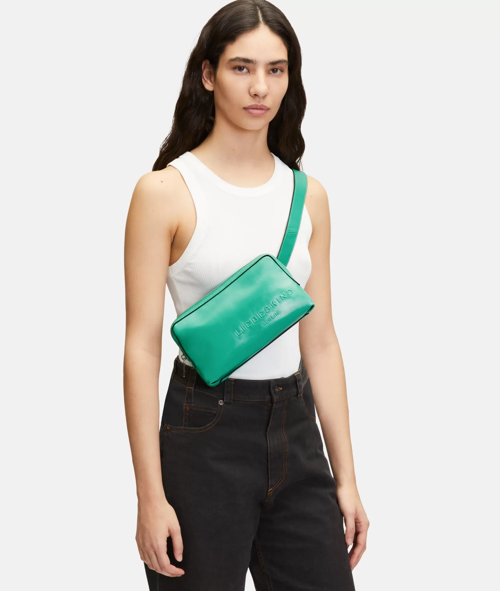 LIEBESKIND BERLIN Leather Bags | Belt Bags>Elvira Belt-Bag S turquoise