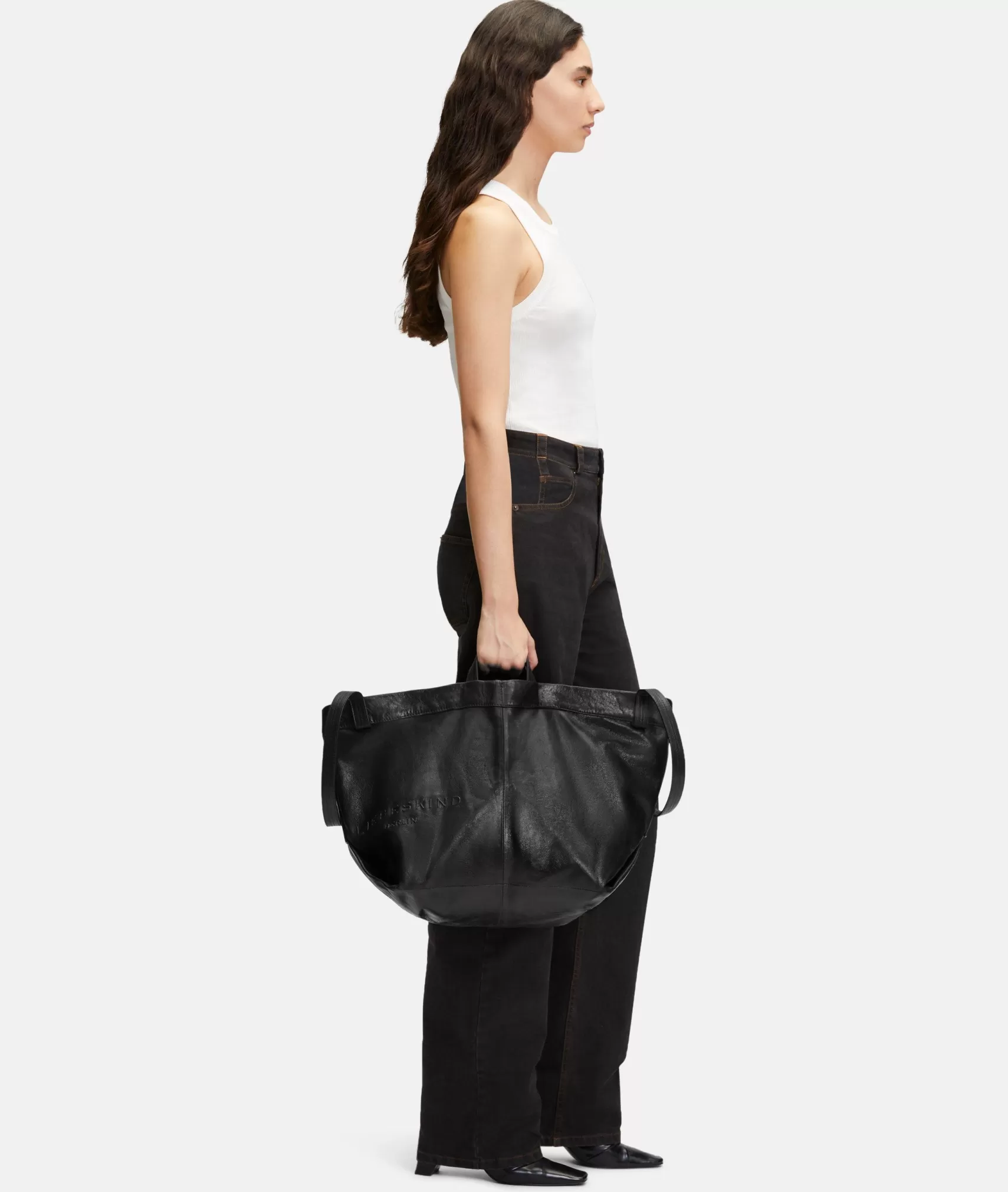 LIEBESKIND BERLIN Bestsellers | Leather Bags>Elvira Shopper L black