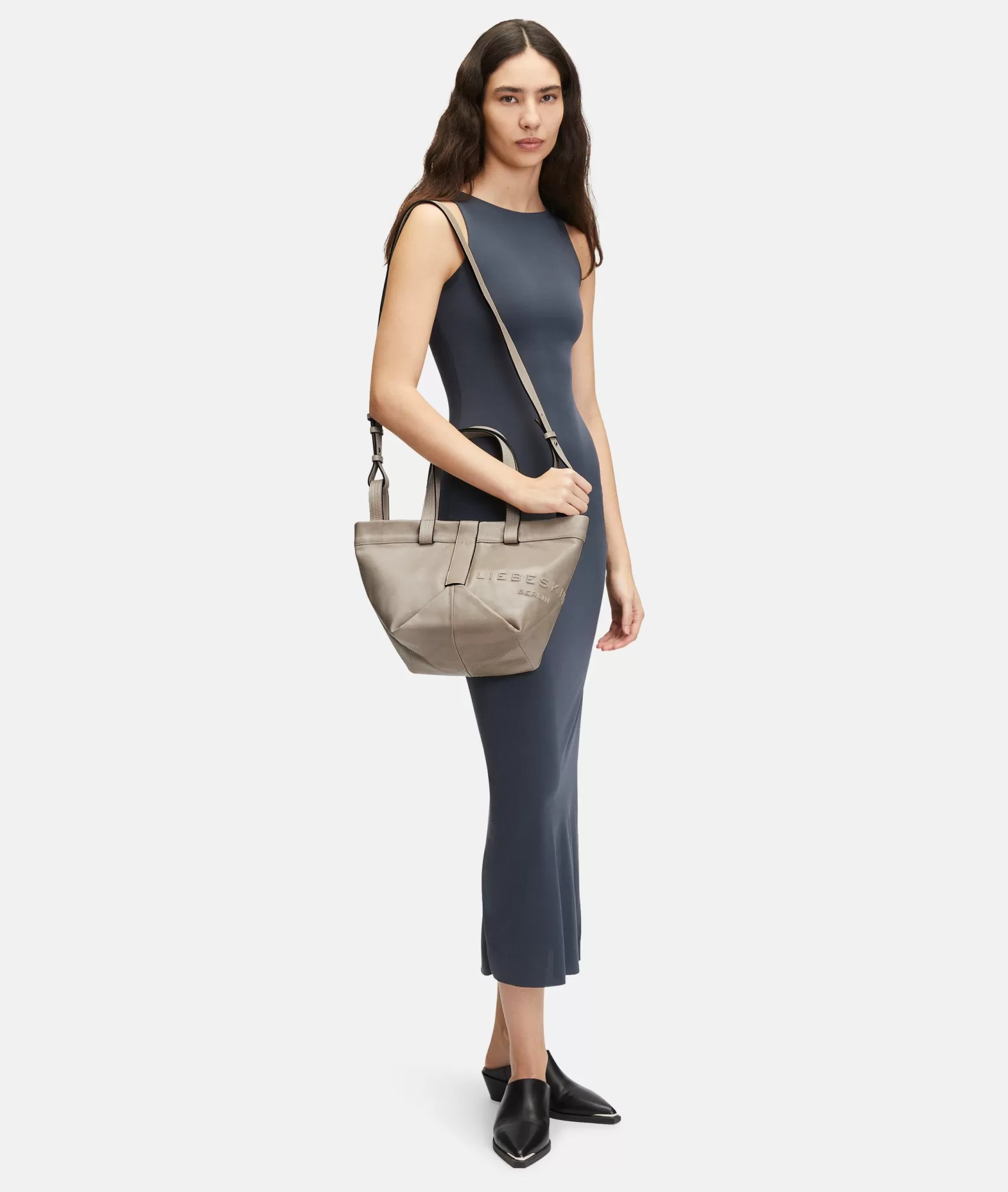 LIEBESKIND BERLIN Leather Bags | Shopper>Elvira Shopper S beige