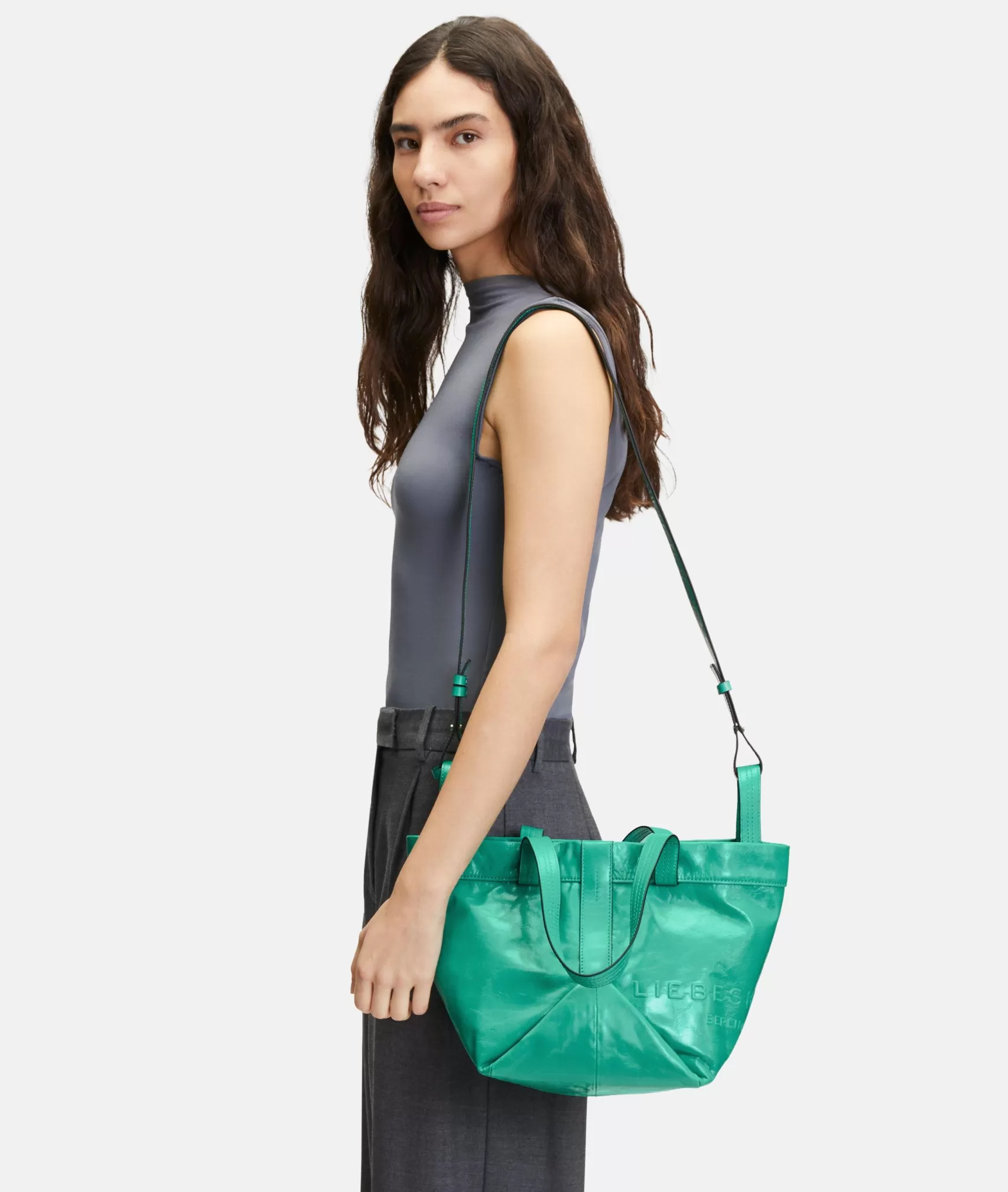 LIEBESKIND BERLIN Leather Bags | Shopper>Elvira Shopper S turquoise