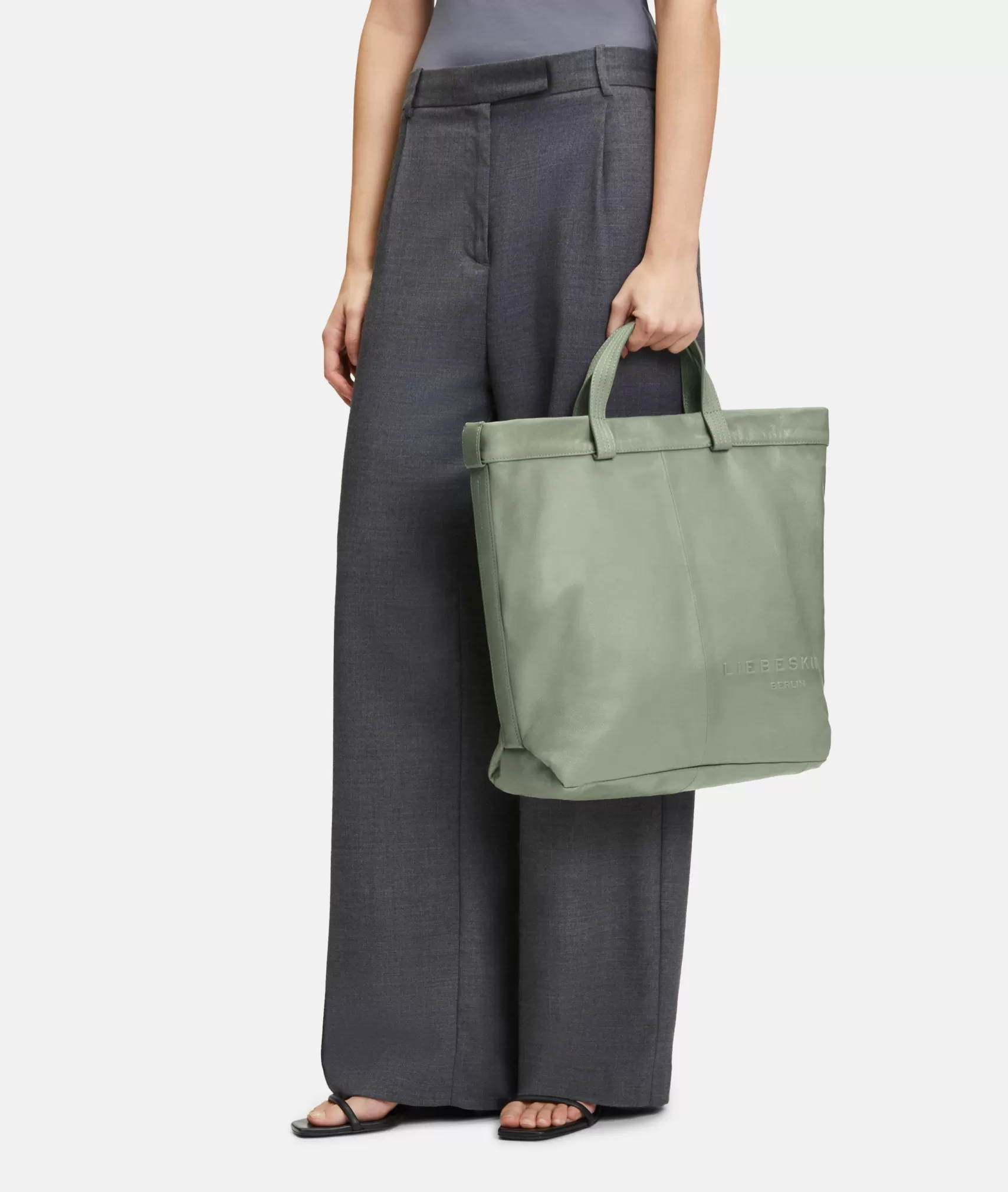 LIEBESKIND BERLIN Business Bags | Leather Bags>Elvira Tote L sagegreen