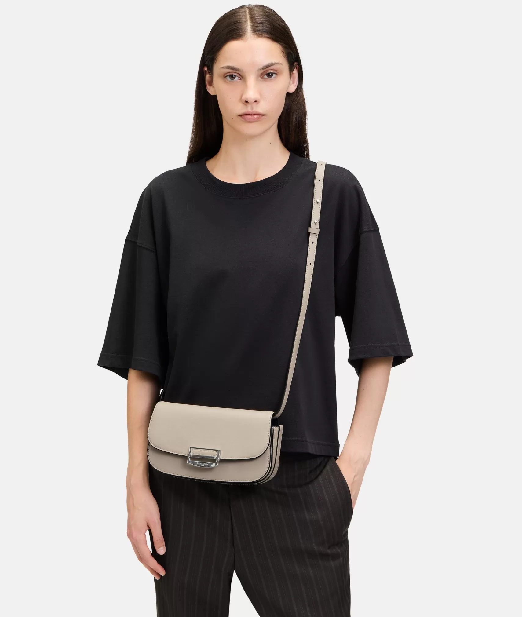 LIEBESKIND BERLIN Leather Bags | Sling Bags>Ezra Crossbody S beige