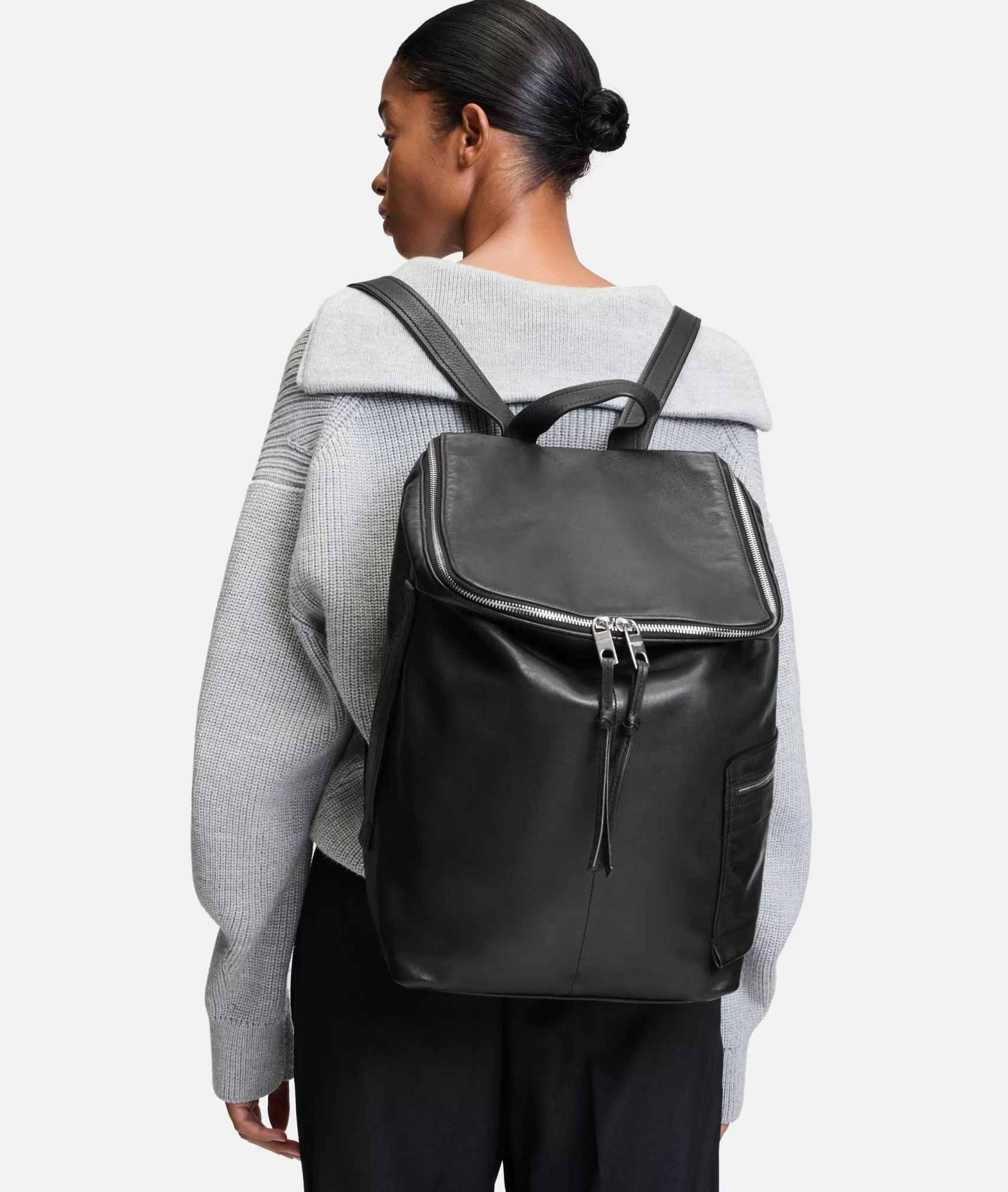 LIEBESKIND BERLIN Business Bags | Leather Bags>Hera Backpack L black