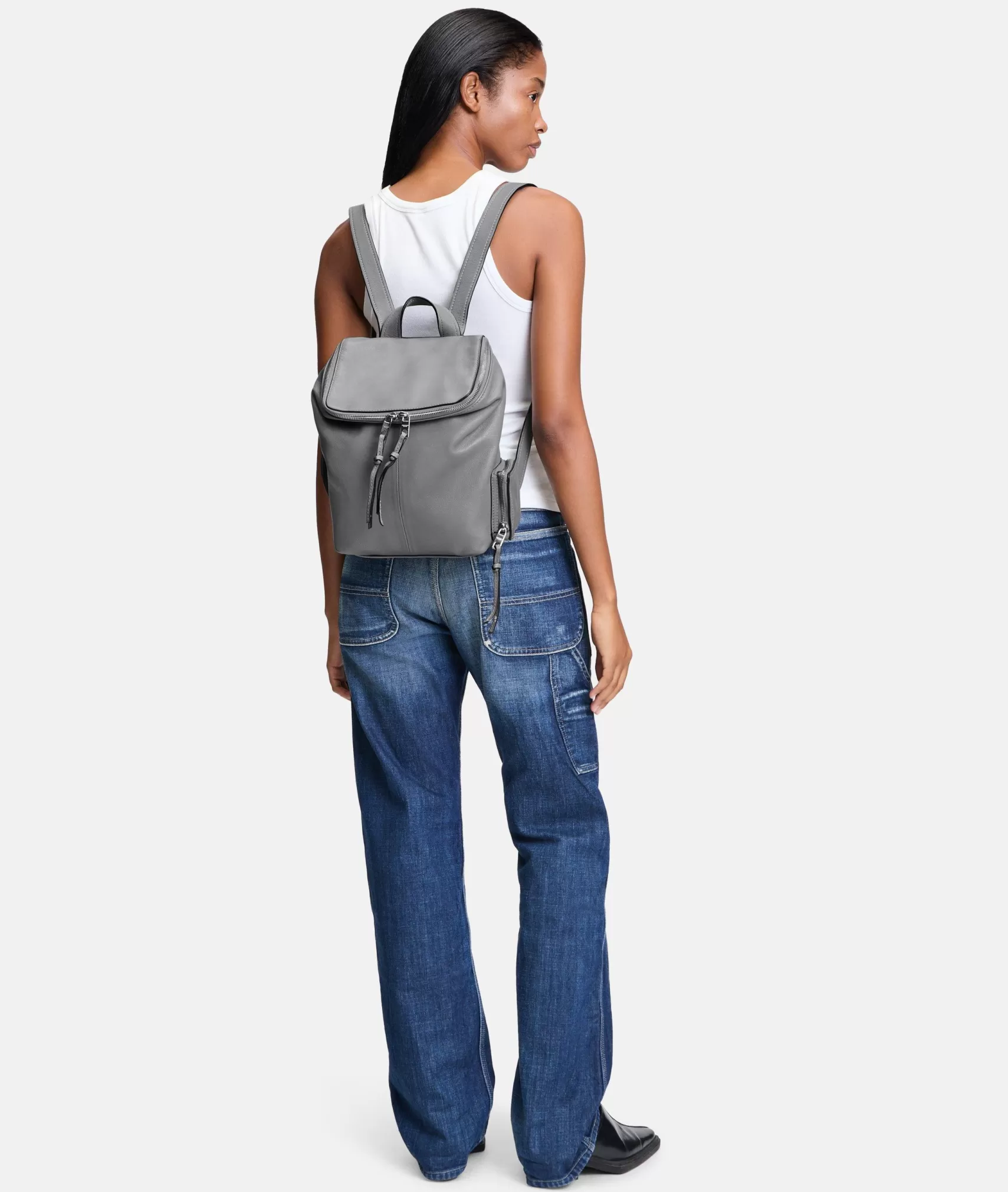 LIEBESKIND BERLIN Business Bags | Leather Bags>Hera Backpack S grey