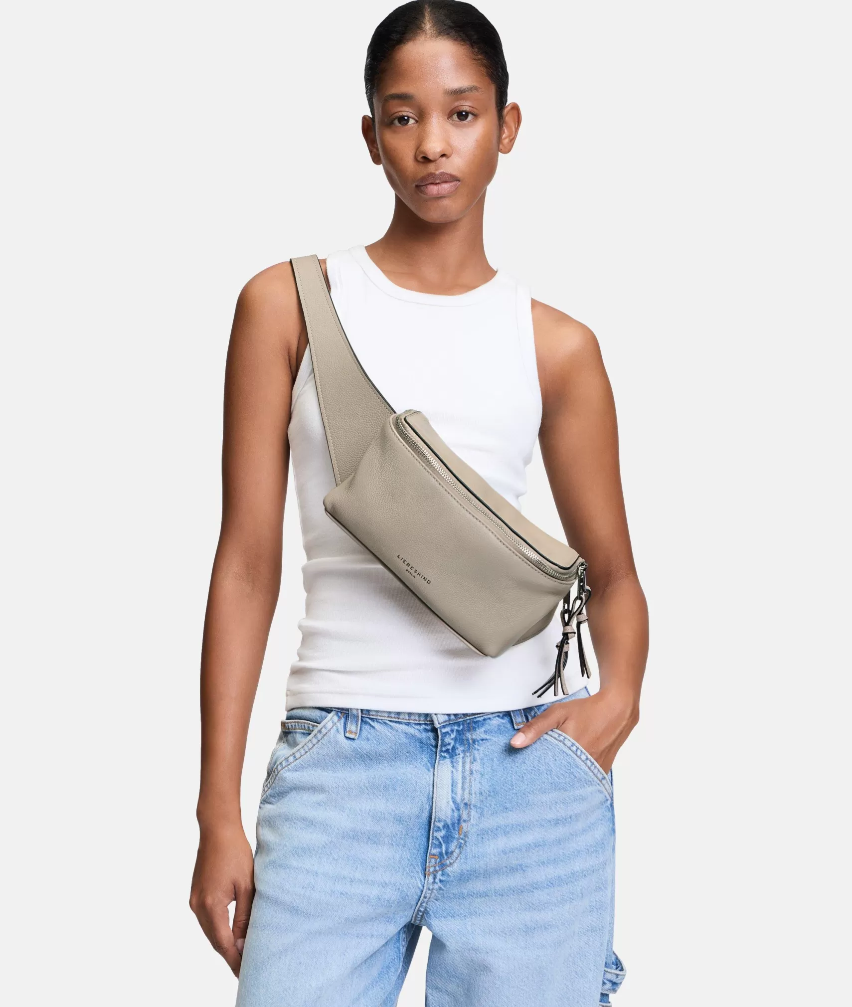 LIEBESKIND BERLIN Leather Bags | Belt Bags>Hera Belt Bag S beige