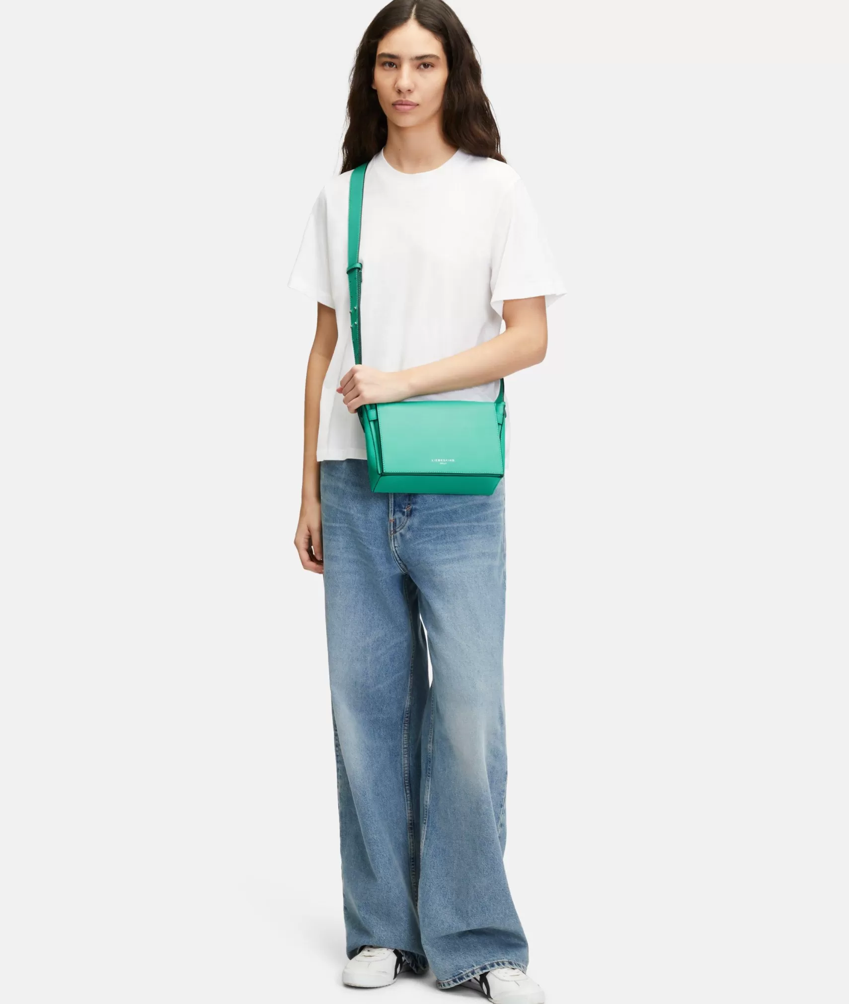 LIEBESKIND BERLIN Leather Bags | Sling Bags>Hilla Crossbody S turquoise