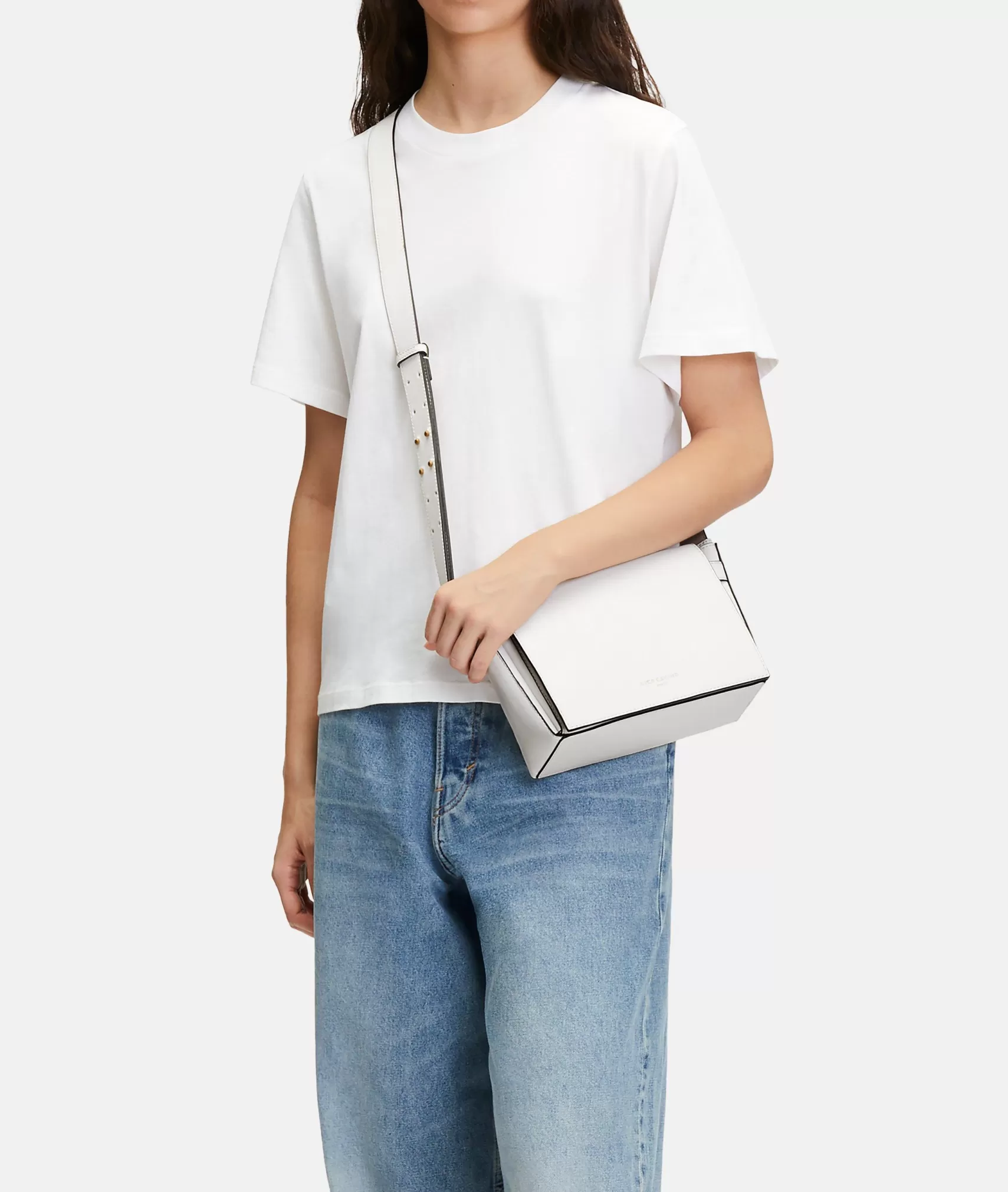 LIEBESKIND BERLIN Leather Bags | Sling Bags>Hilla Crossbody S white