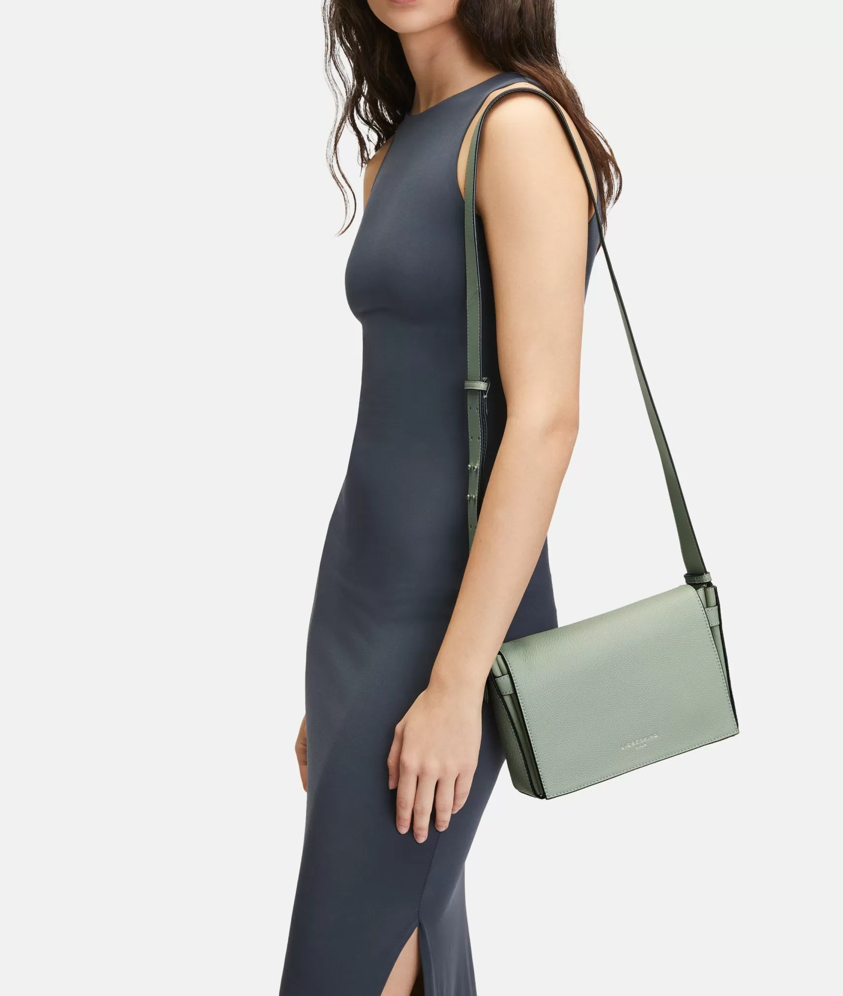 LIEBESKIND BERLIN Leather Bags | Sling Bags>Hilla Crossbody S sagegreen