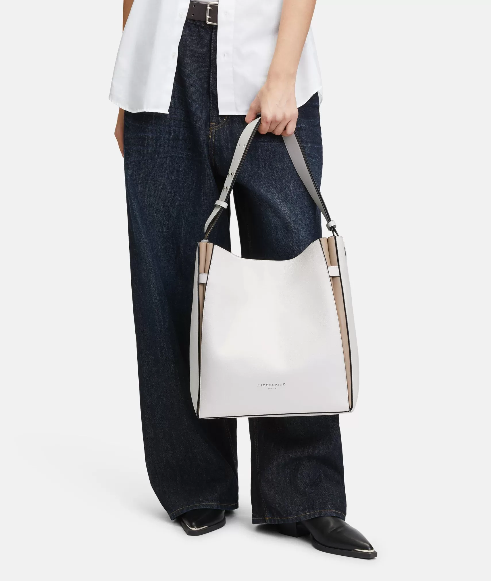 LIEBESKIND BERLIN Business Bags | Leather Bags>Hilla Hobo L white