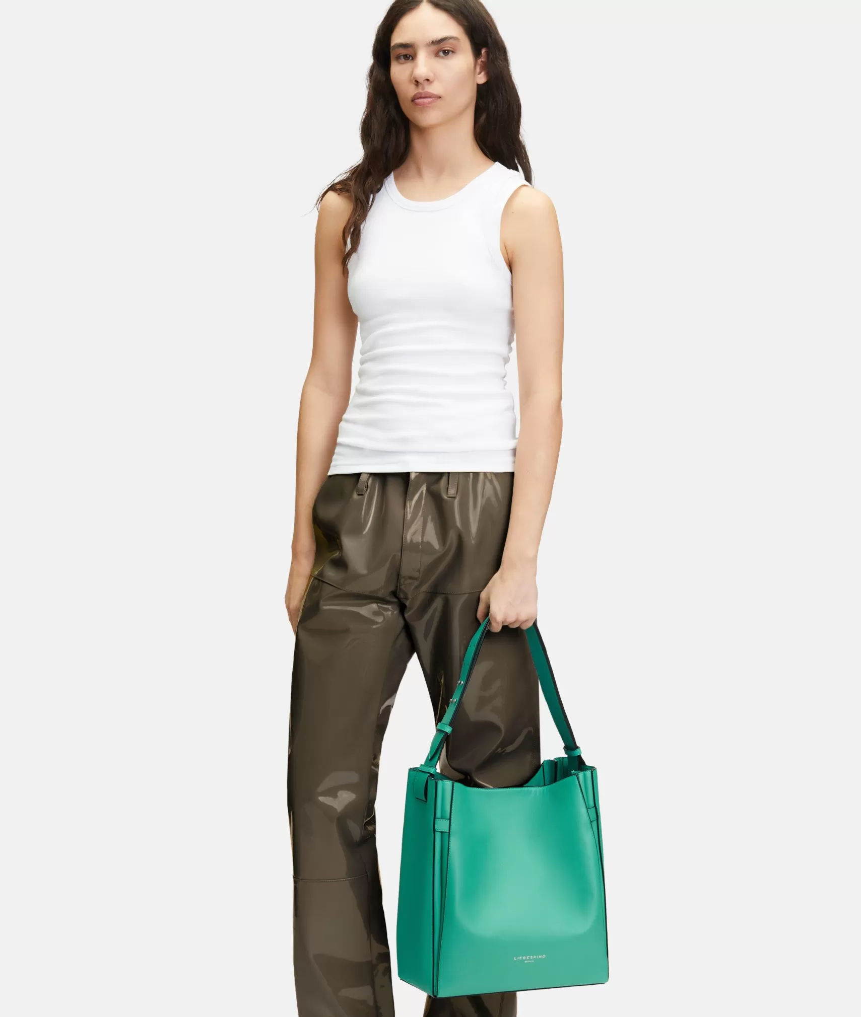 LIEBESKIND BERLIN Business Bags | Leather Bags>Hilla Hobo L turquoise