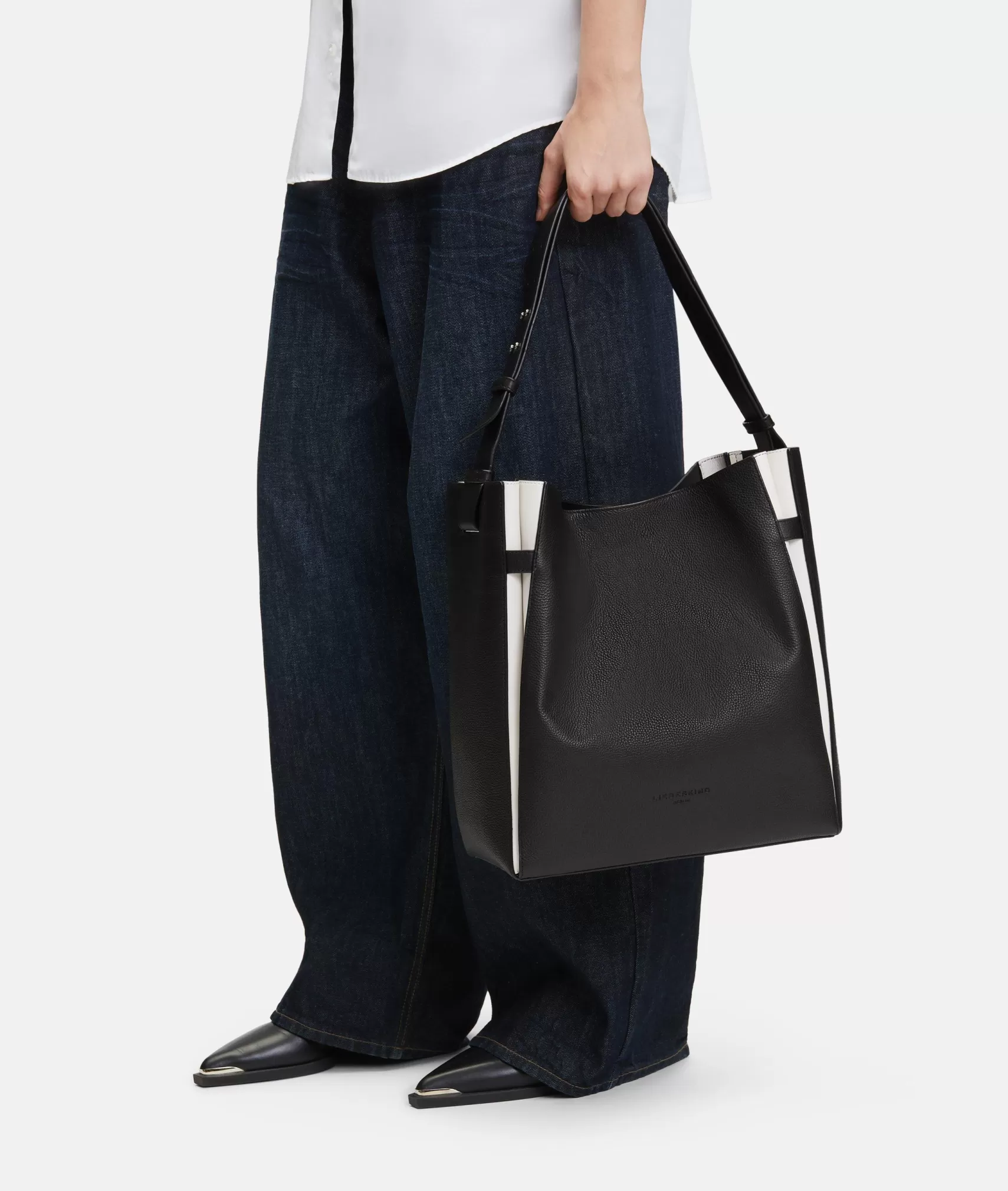 LIEBESKIND BERLIN Business Bags | Leather Bags>Hilla Hobo L black