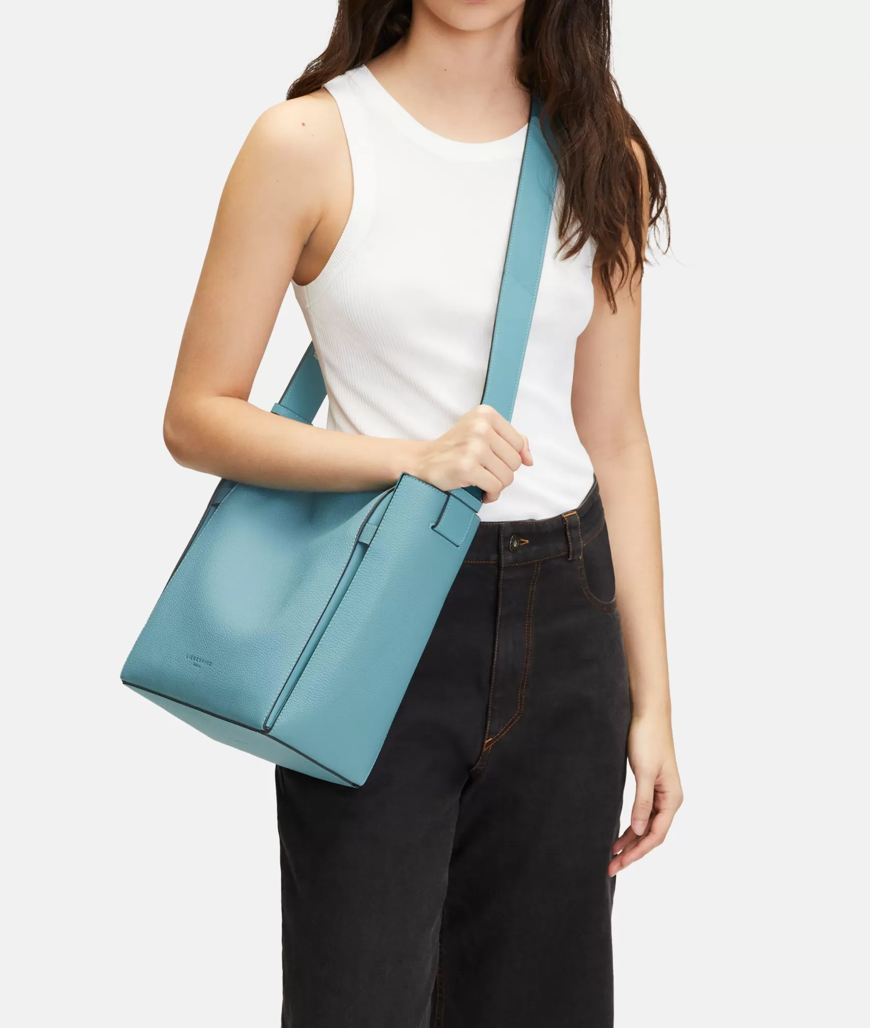 LIEBESKIND BERLIN Business Bags | Leather Bags>Hilla Hobo M azurblue