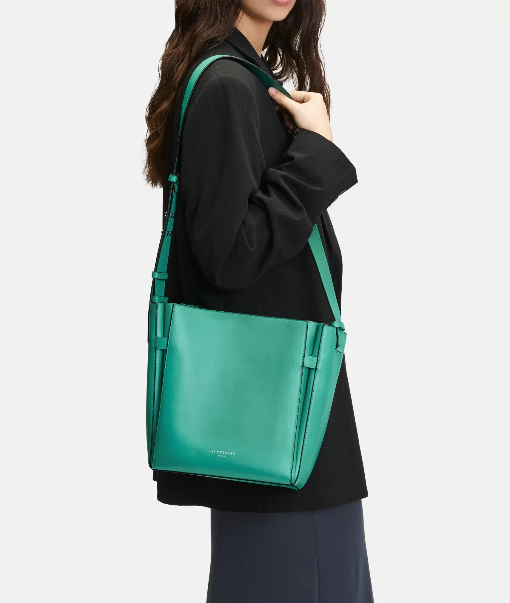 LIEBESKIND BERLIN Business Bags | Leather Bags>Hilla Hobo M turquoise