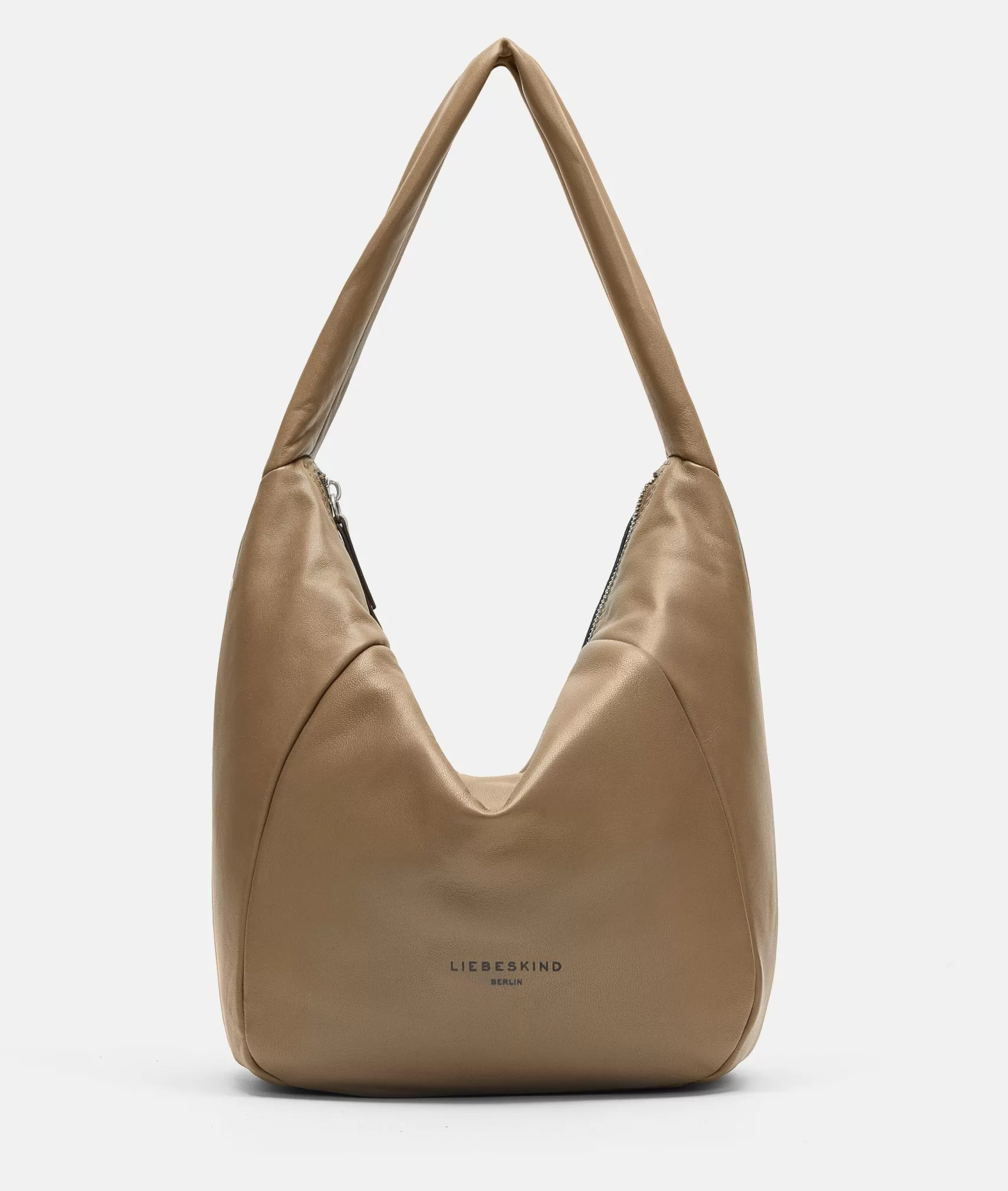 LIEBESKIND BERLIN Leather Bags | Shoulder Bags>Hobo sandstone