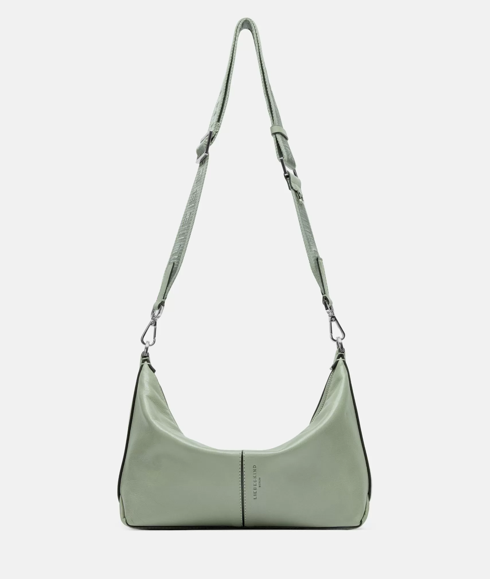 LIEBESKIND BERLIN Leather Bags | Shoulder Bags>Hobo sagegreen