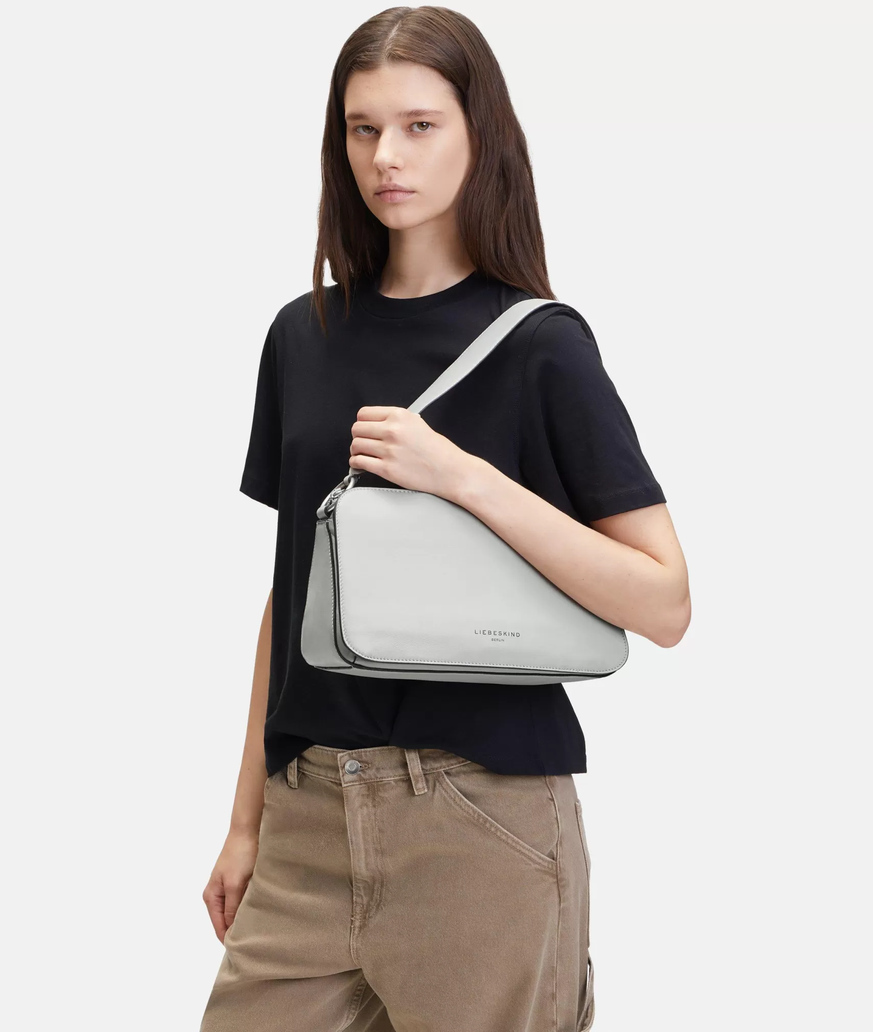 LIEBESKIND BERLIN Shoulder Bags>Hobo pigeongrey