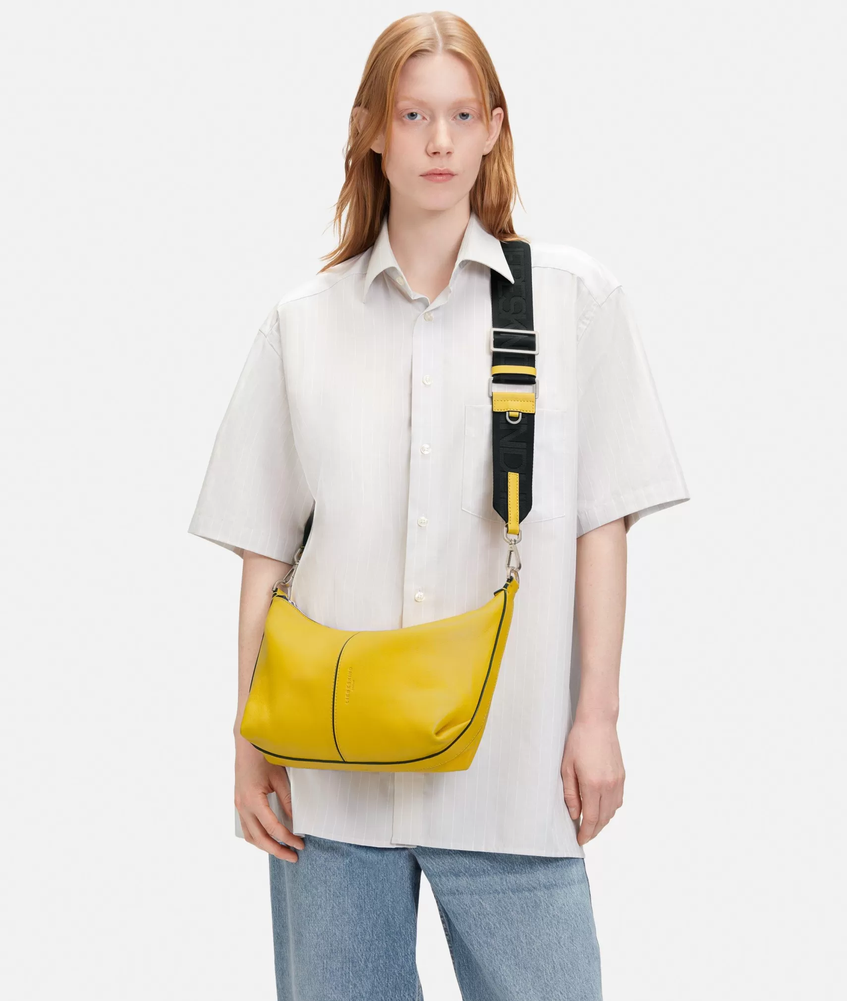 LIEBESKIND BERLIN Leather Bags | Sling Bags>Hobo lemon