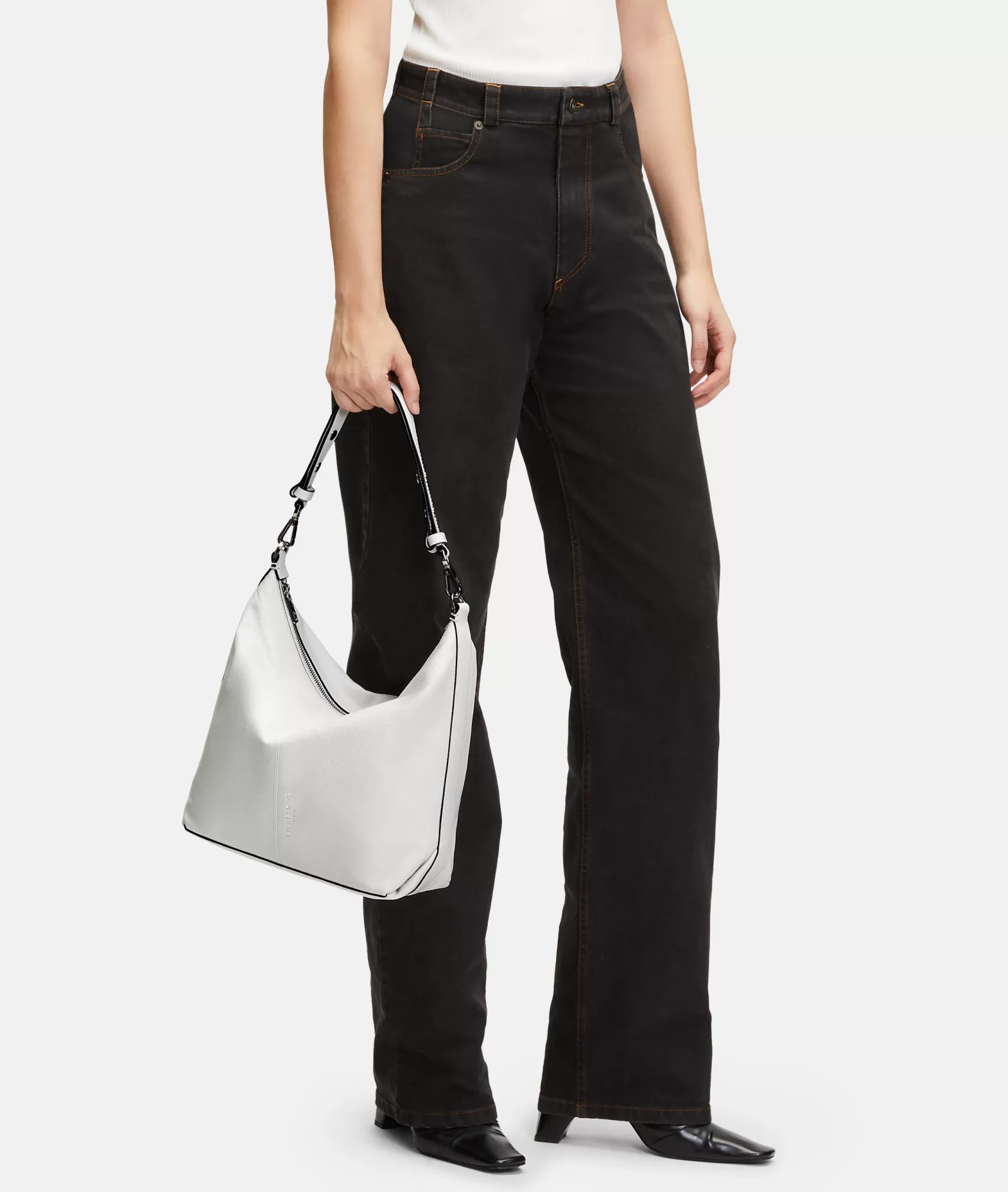 LIEBESKIND BERLIN Business Bags | Leather Bags>Hobo white